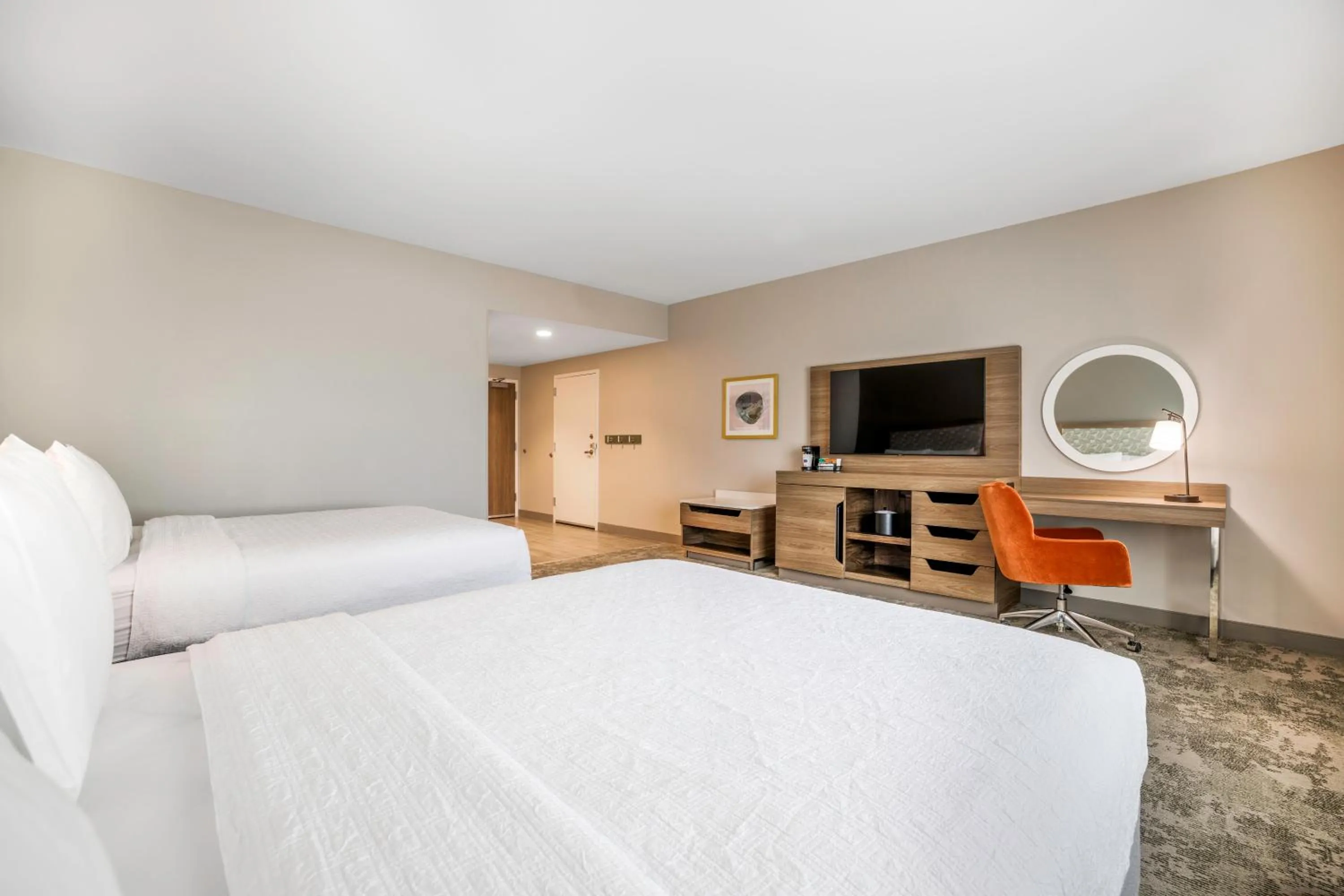 Bed in Hampton Inn Aurora Medical Center Denver