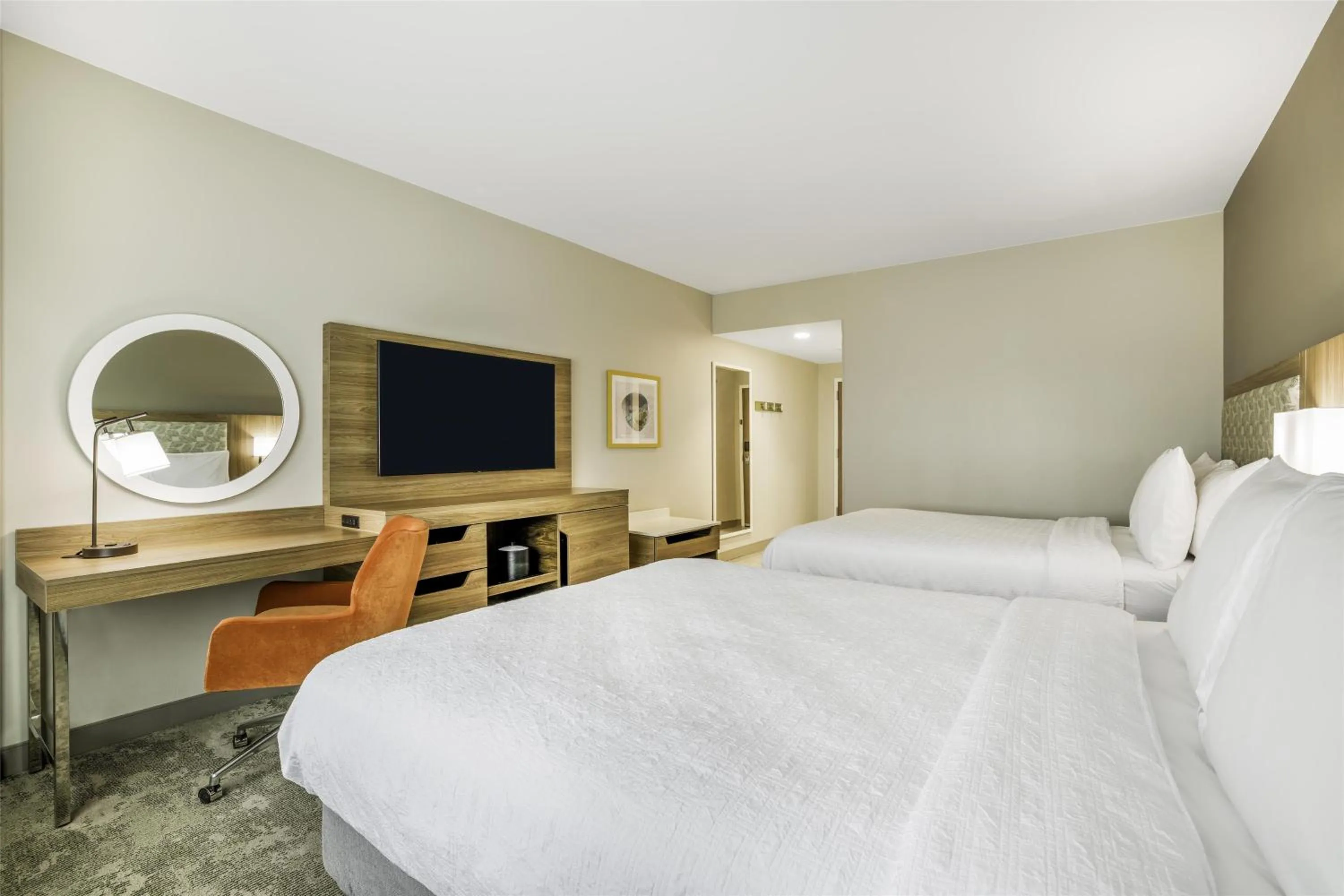 Bed in Hampton Inn Aurora Medical Center Denver