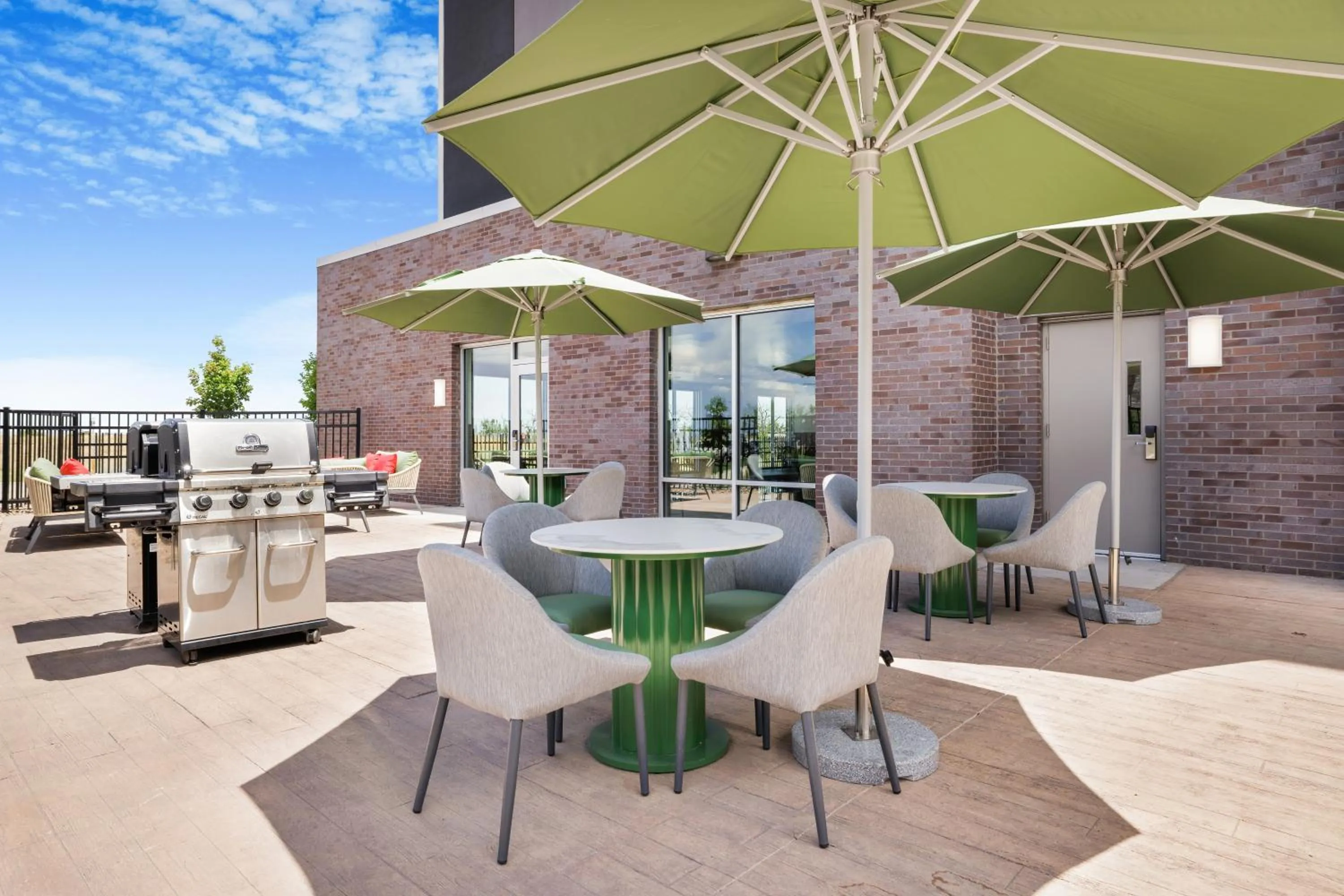 Patio in Home2 Suites By Hilton Aurora Medical Center Denver