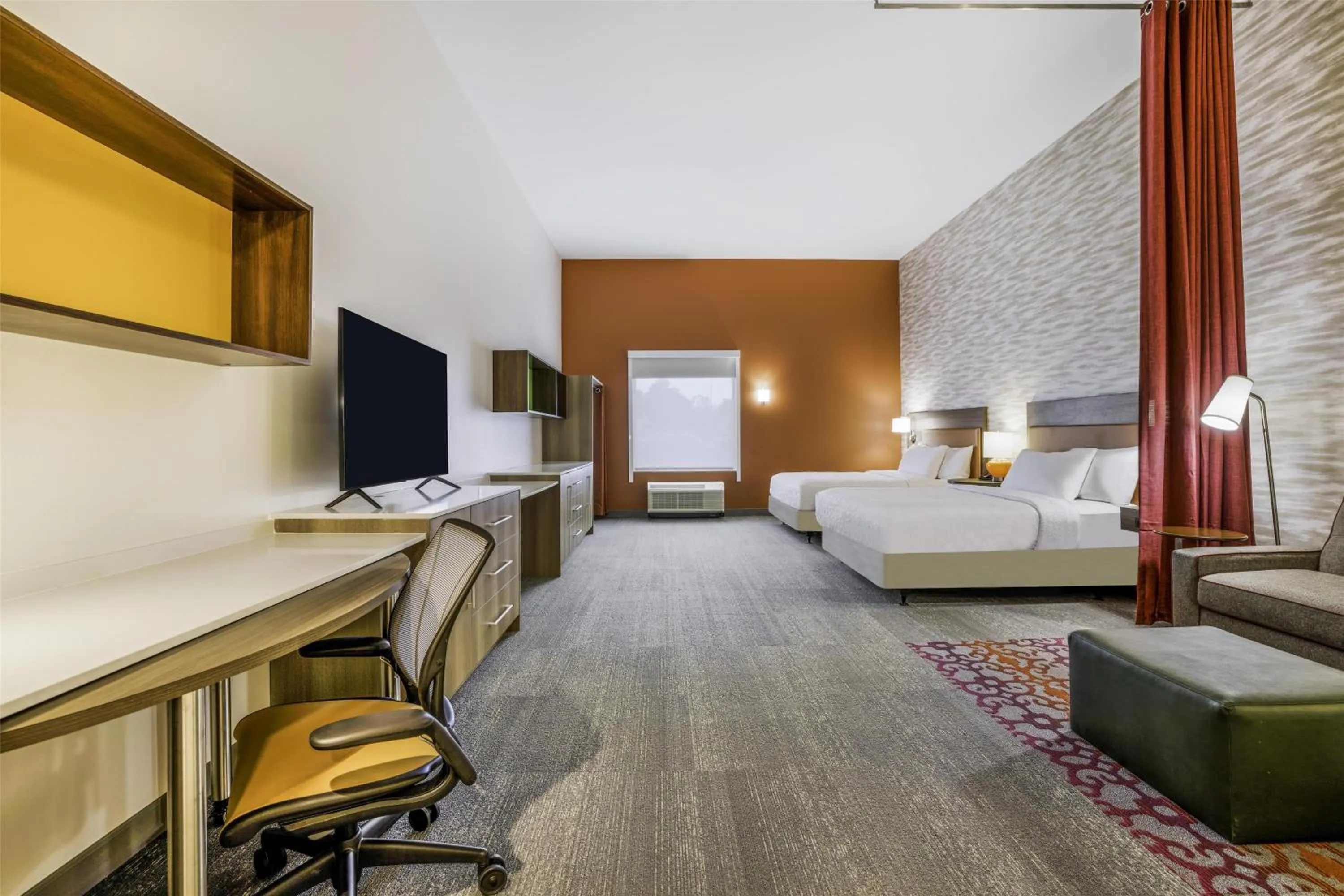 Bedroom, Bed in Home2 Suites By Hilton Aurora Medical Center Denver