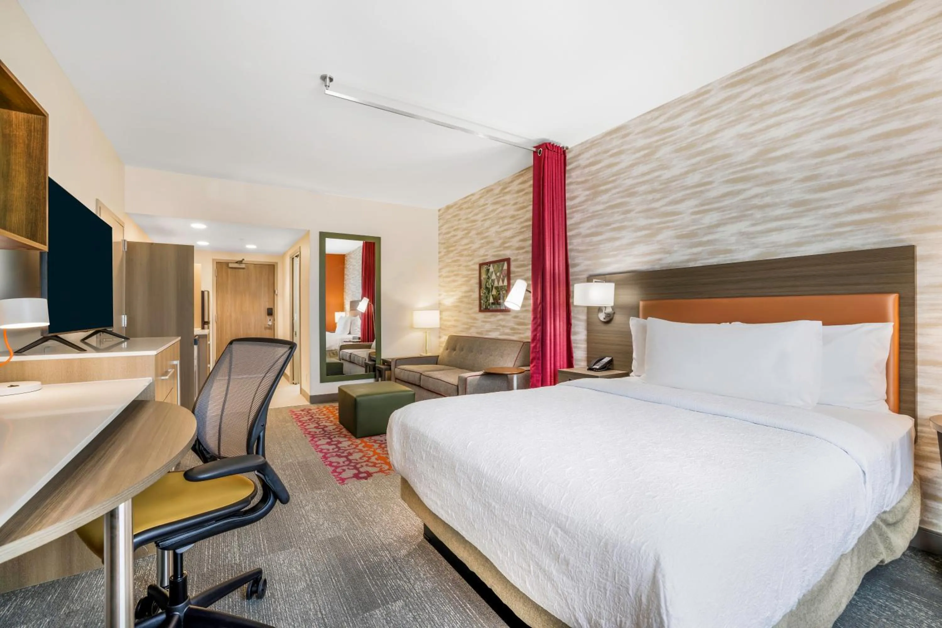 Bed in Home2 Suites By Hilton Aurora Medical Center Denver