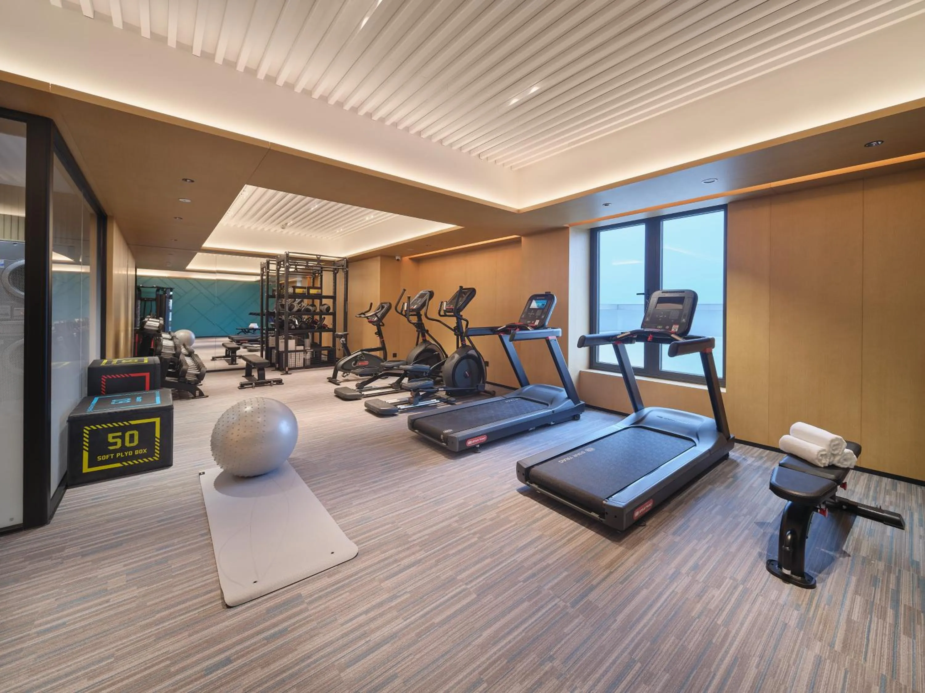 Fitness centre/facilities in Hilton Garden Inn Huludao Longxing Road