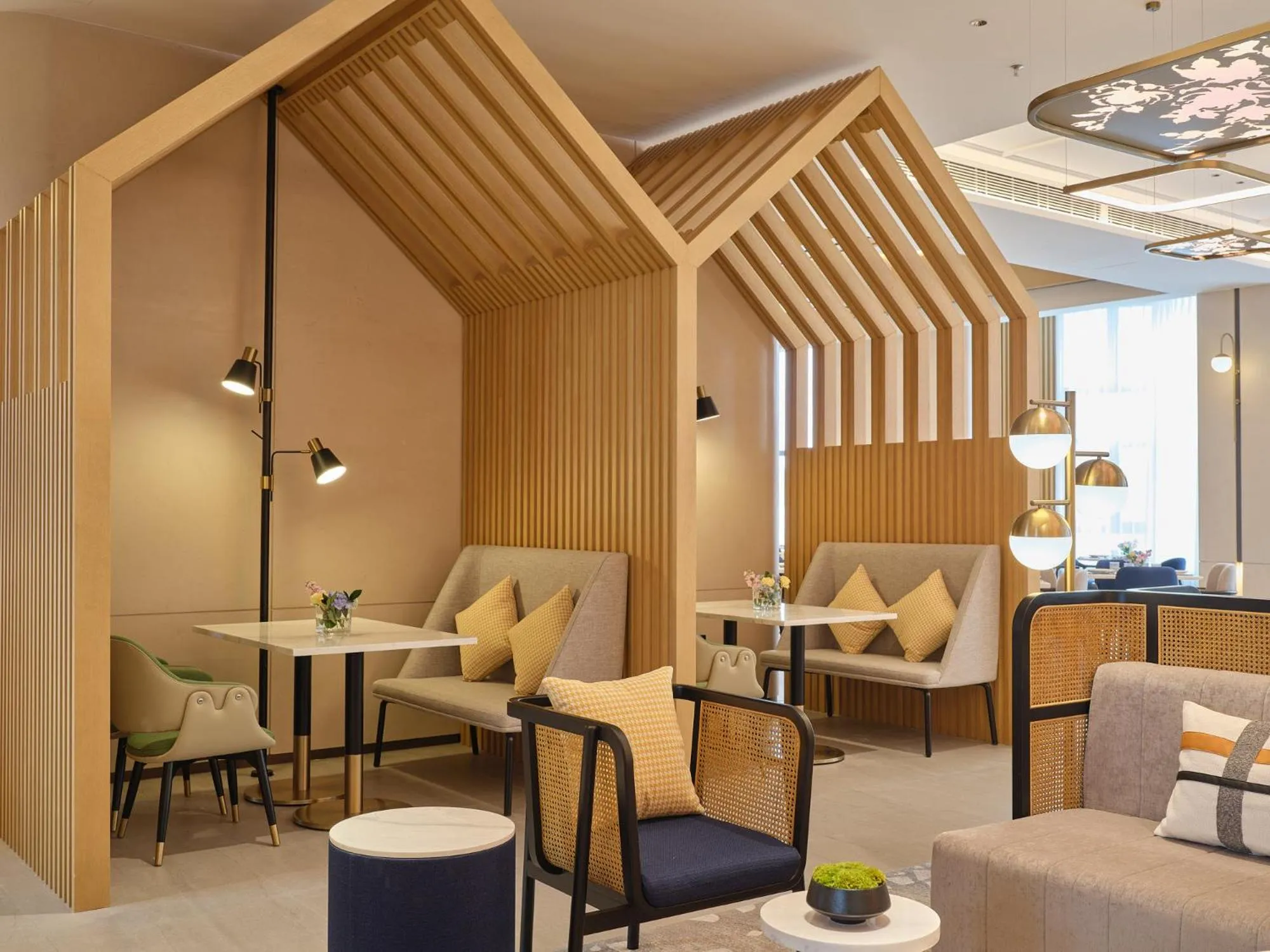 Seating area in Hilton Garden Inn Huludao Longxing Road