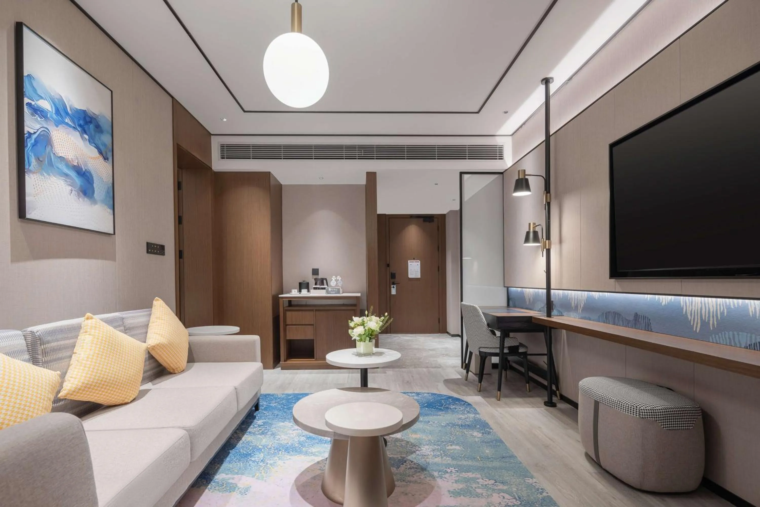 Living room in Hilton Garden Inn Yichang Yiling