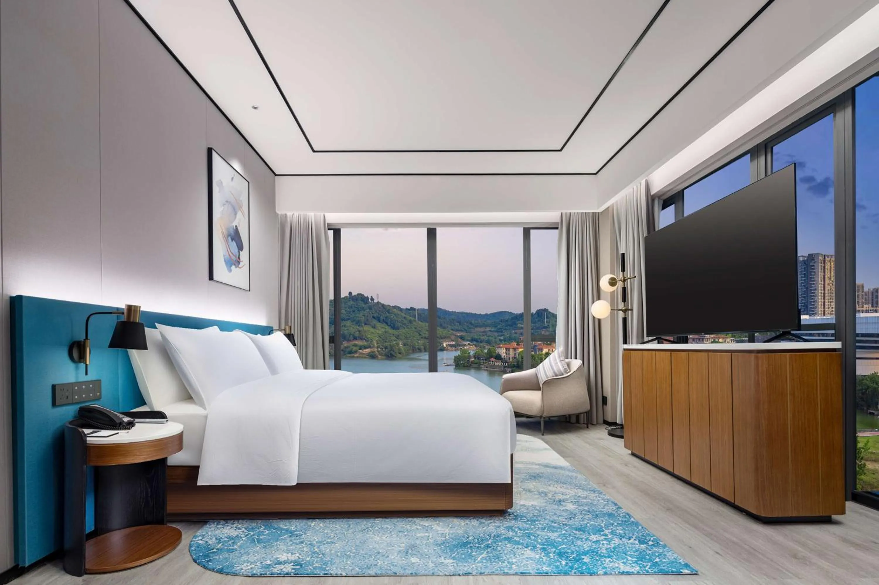Bed in Hilton Garden Inn Yichang Yiling