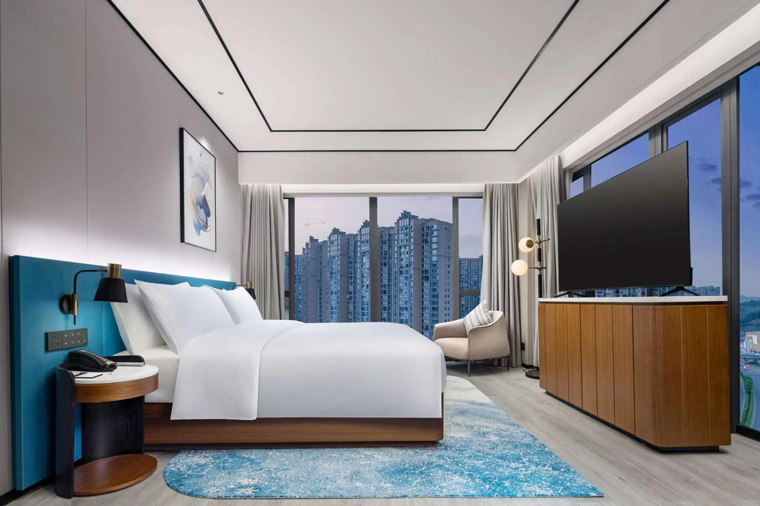 Deluxe King Suite in Hilton Garden Inn Yichang Yiling Deluxe King Suite in Hilton Garden Inn Yichang Yiling