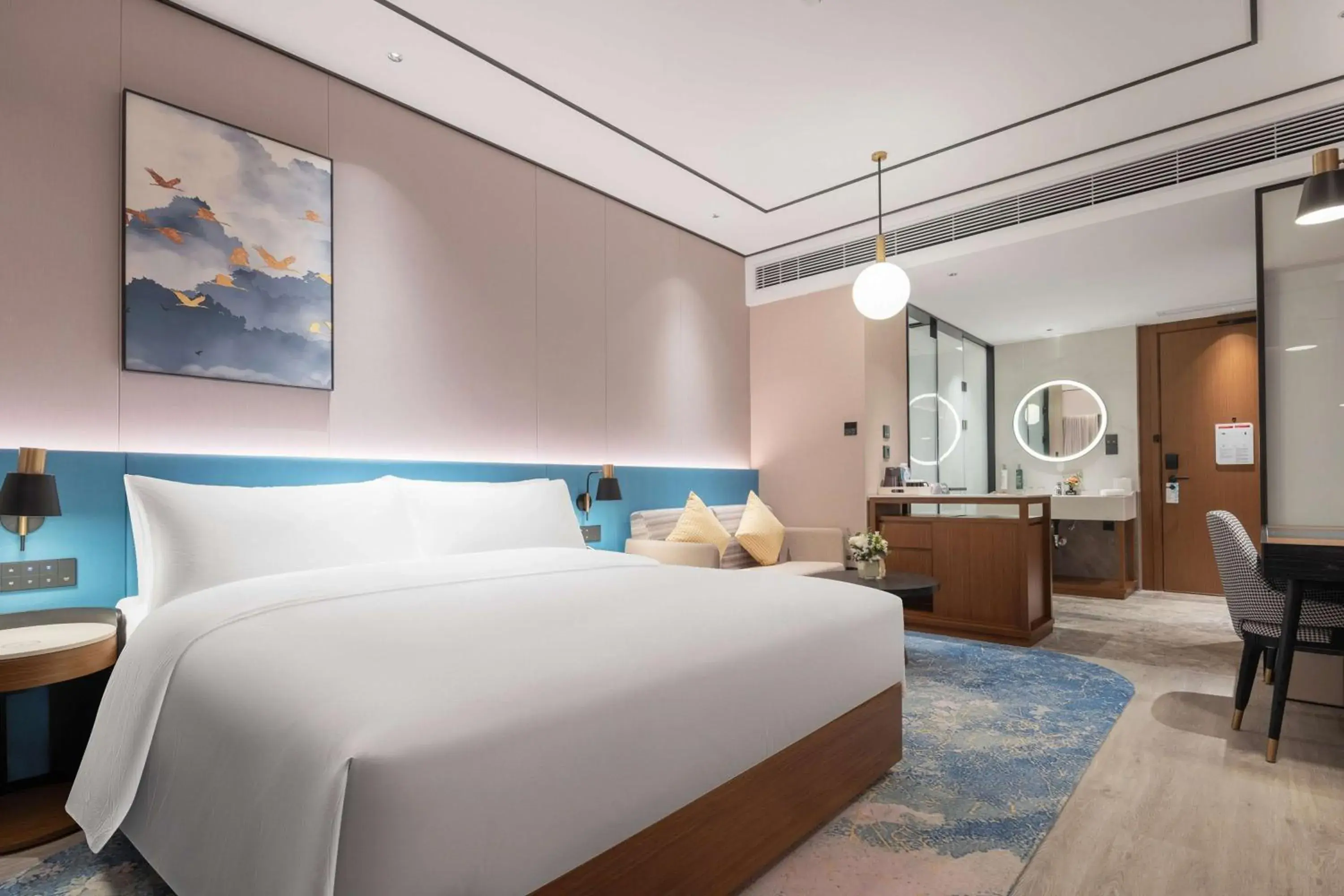 King Guest Room in Hilton Garden Inn Yichang Yiling King Guest Room in Hilton Garden Inn Yichang Yiling