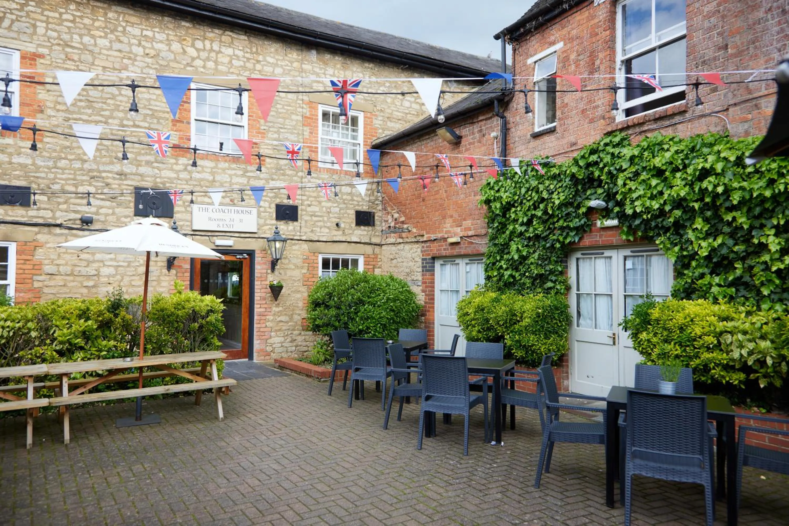 Garden in Cock Hotel by Greene King Inns