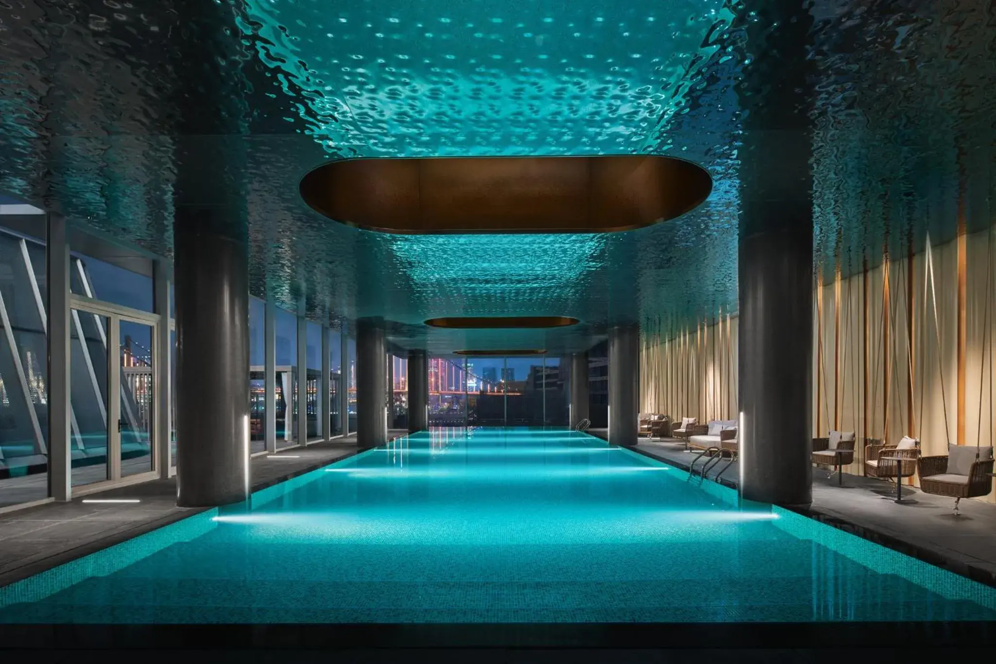 Swimming pool in Hotel Indigo Ningbo Riverside by IHG Swimming pool in Hotel Indigo Ningbo Riverside by IHG