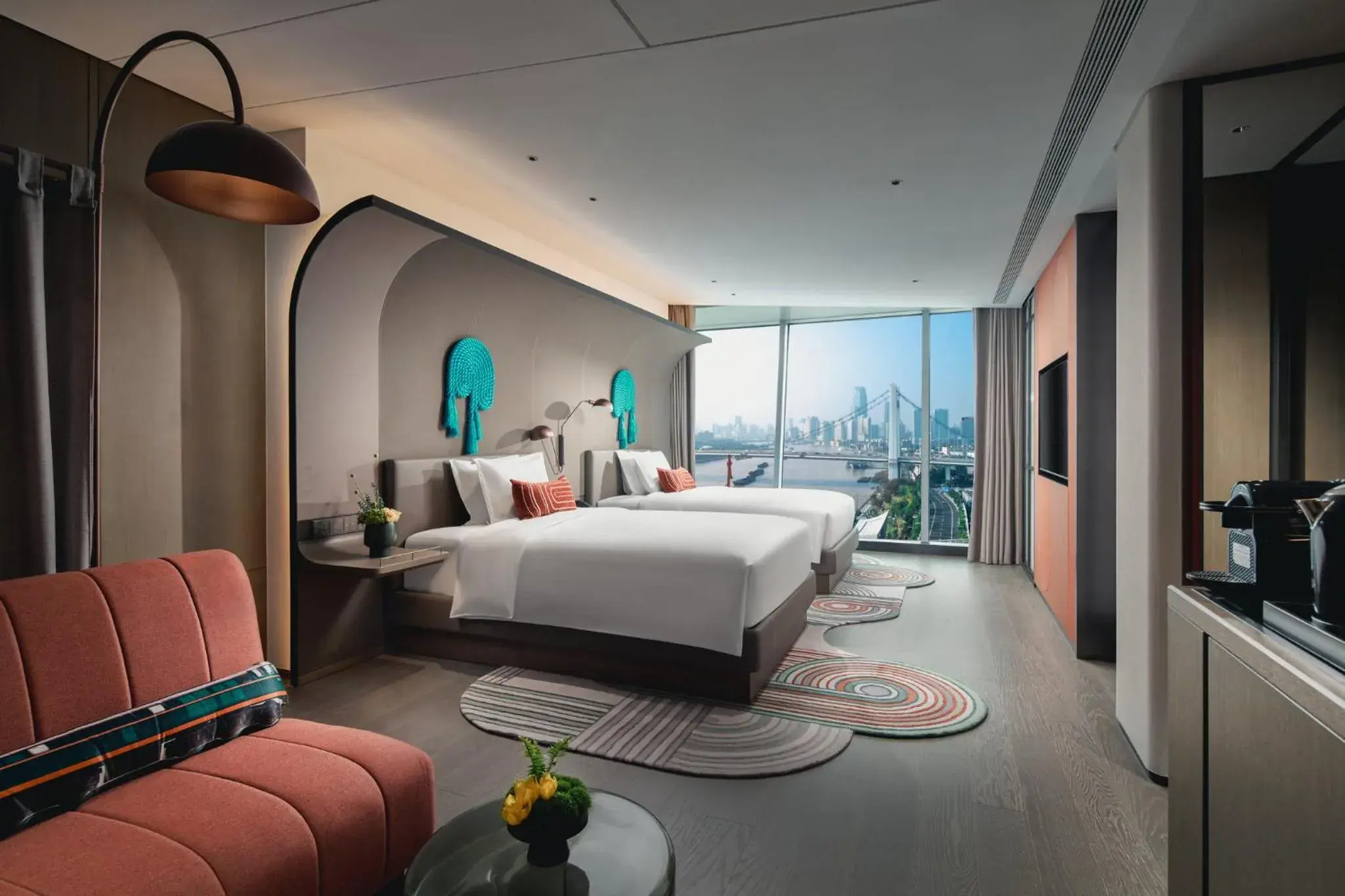 Photo of the whole room, Bed in Hotel Indigo Ningbo Riverside by IHG Photo of the whole room, Bed in Hotel Indigo Ningbo Riverside by IHG