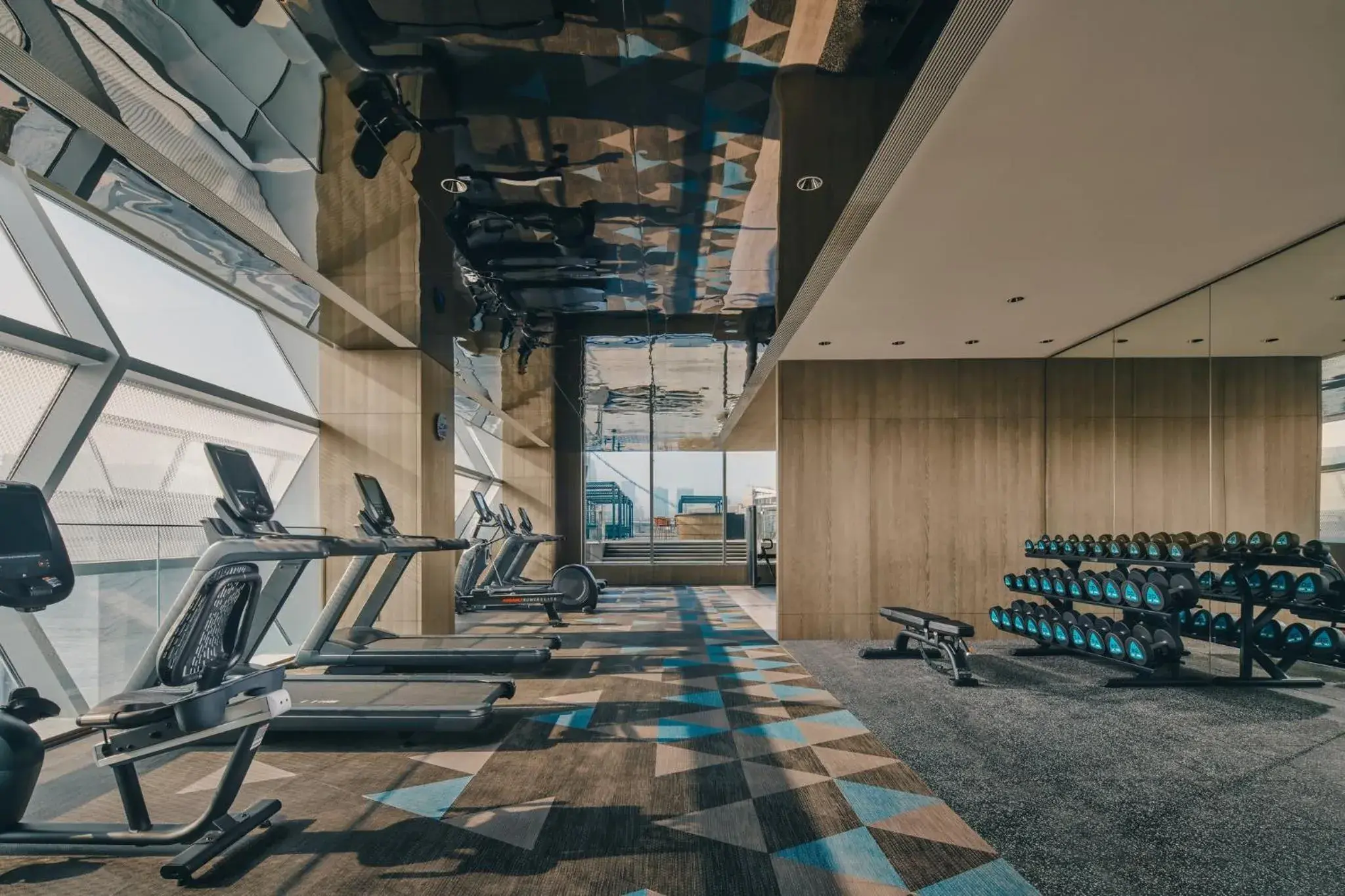 Fitness centre/facilities in Hotel Indigo Ningbo Riverside by IHG Fitness centre/facilities in Hotel Indigo Ningbo Riverside by IHG
