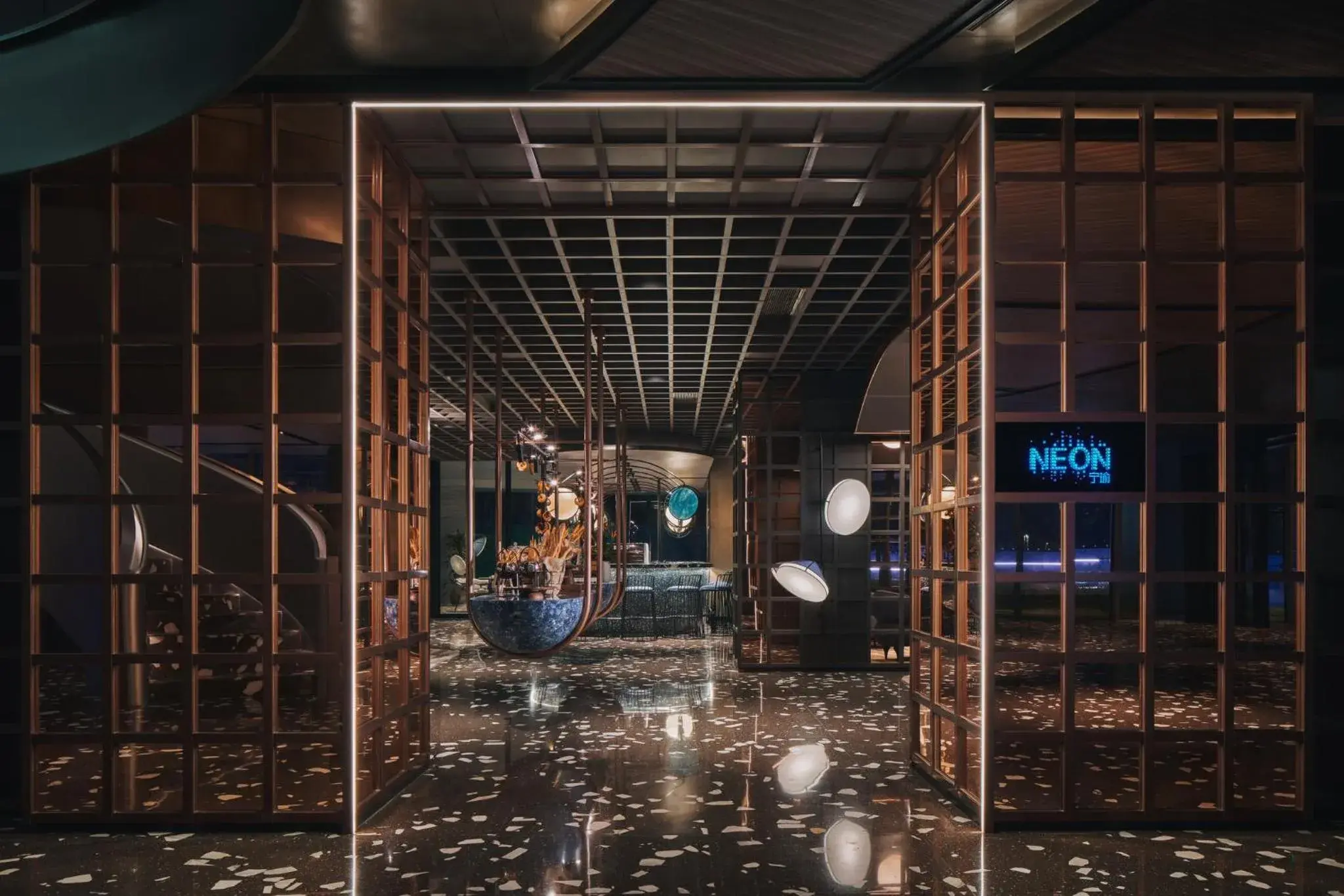 Lounge or bar in Hotel Indigo Ningbo Riverside by IHG Lounge or bar in Hotel Indigo Ningbo Riverside by IHG