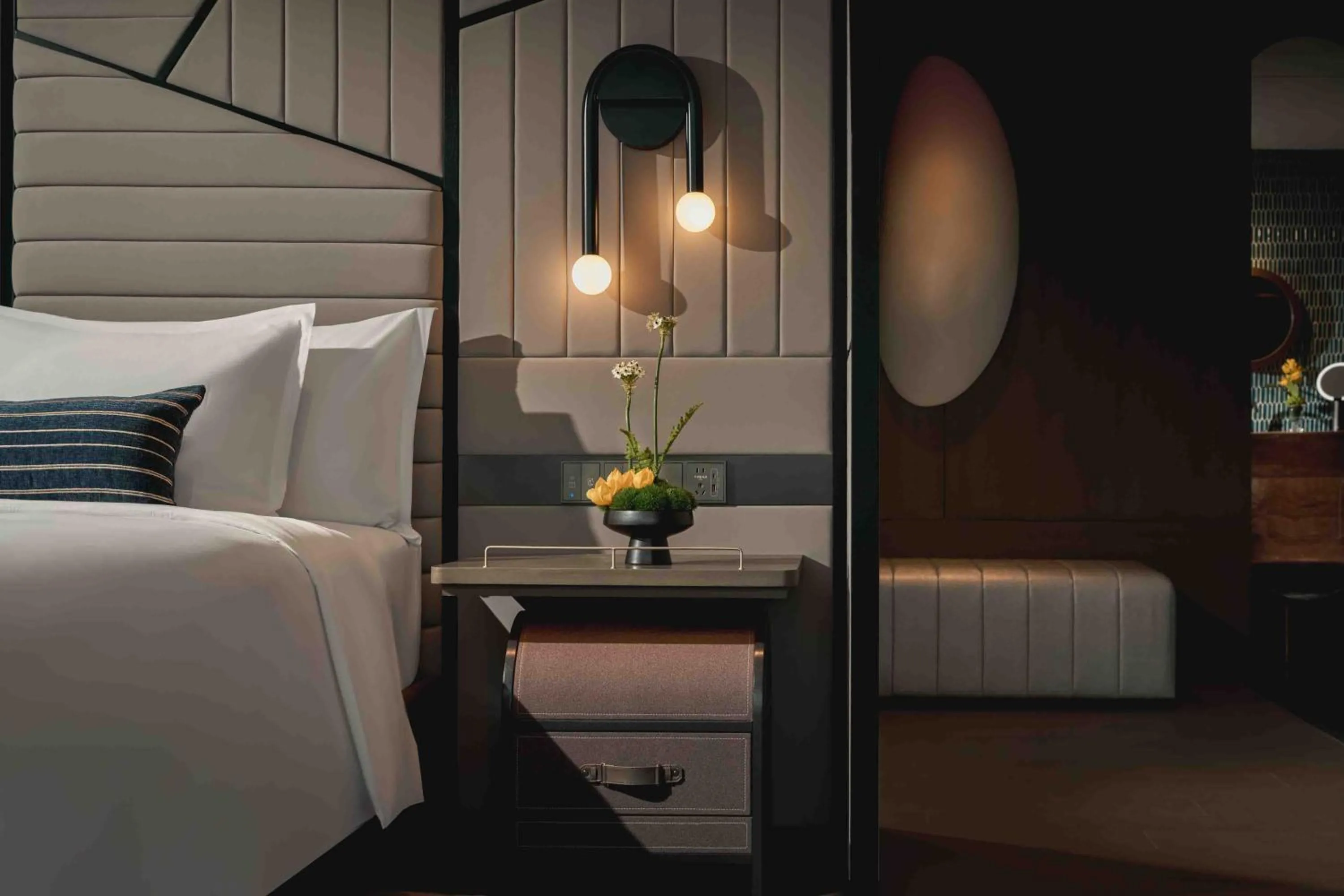 Bed in Hotel Indigo Ningbo Riverside by IHG