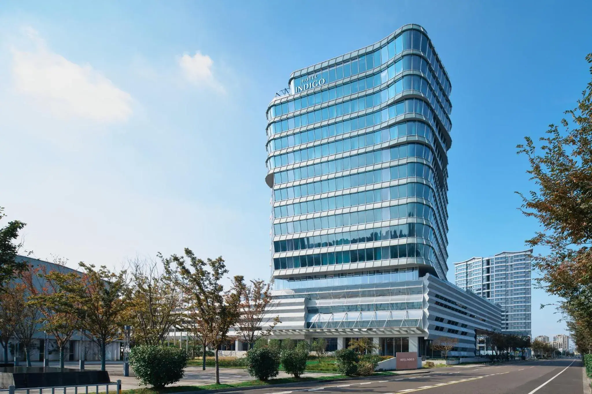 Property building in Hotel Indigo Ningbo Riverside by IHG Property building in Hotel Indigo Ningbo Riverside by IHG