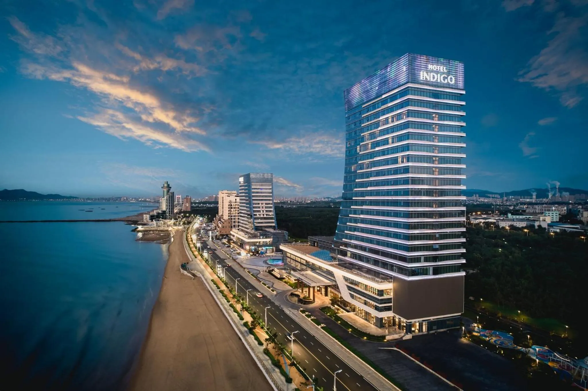 Property building in Hotel Indigo Yantai Golden Coast by IHG