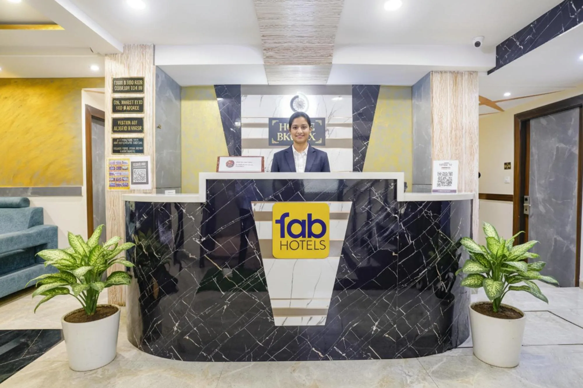 Lobby or reception in FabHotel BKC Anex