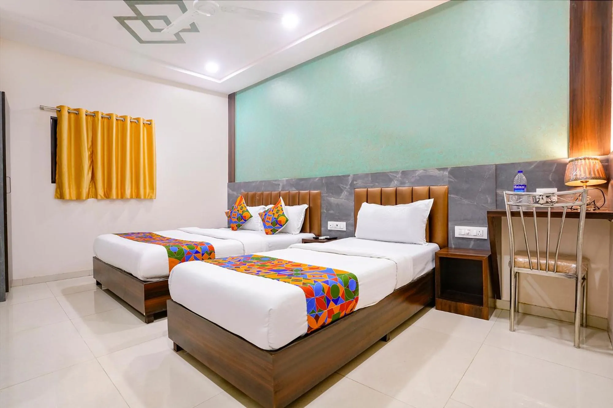 Bed in FabHotel BKC Anex