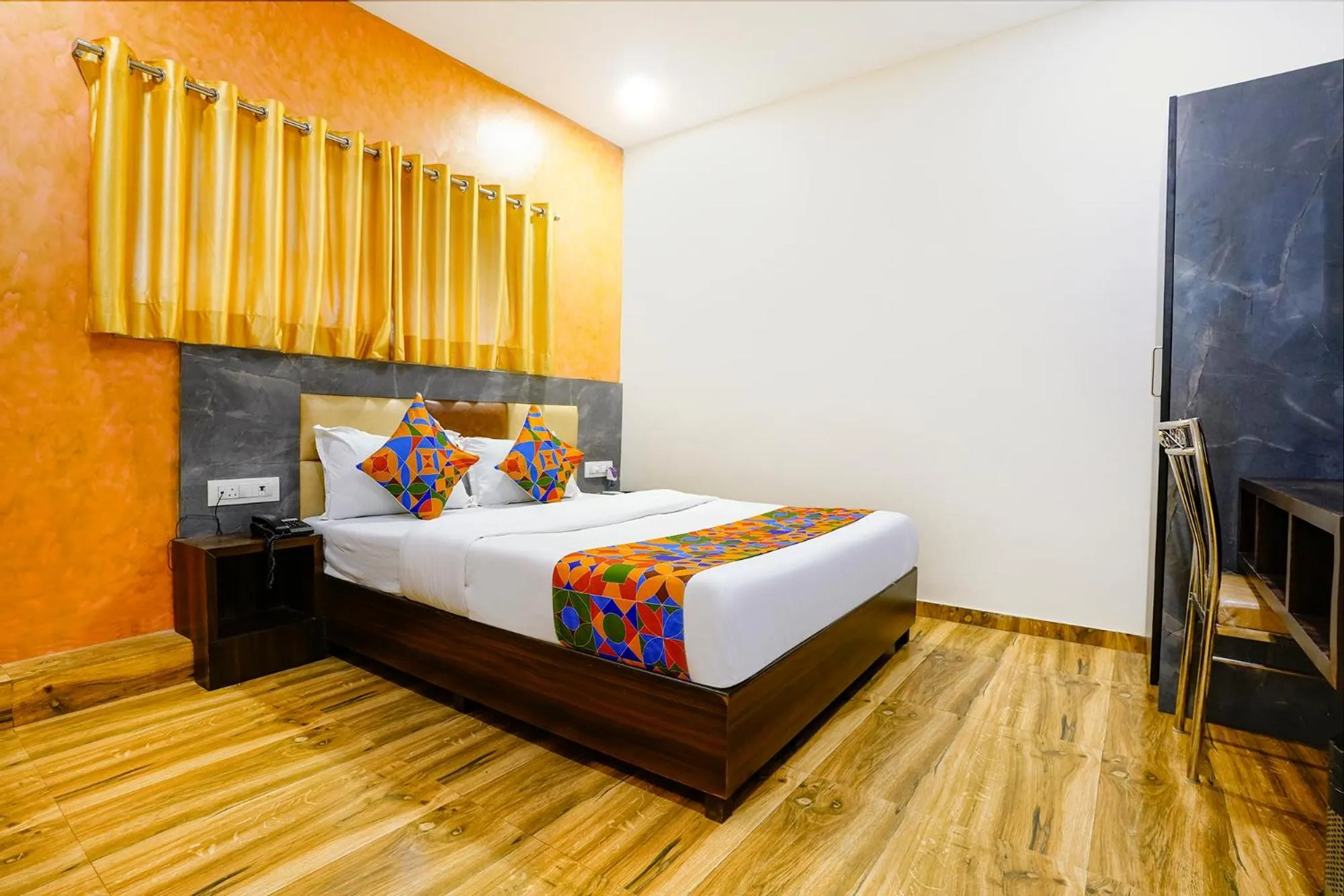 Bed in FabHotel BKC Anex