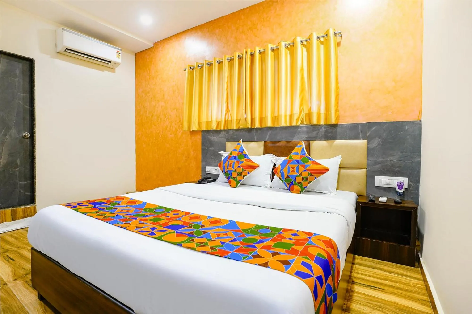 Bed in FabHotel BKC Anex