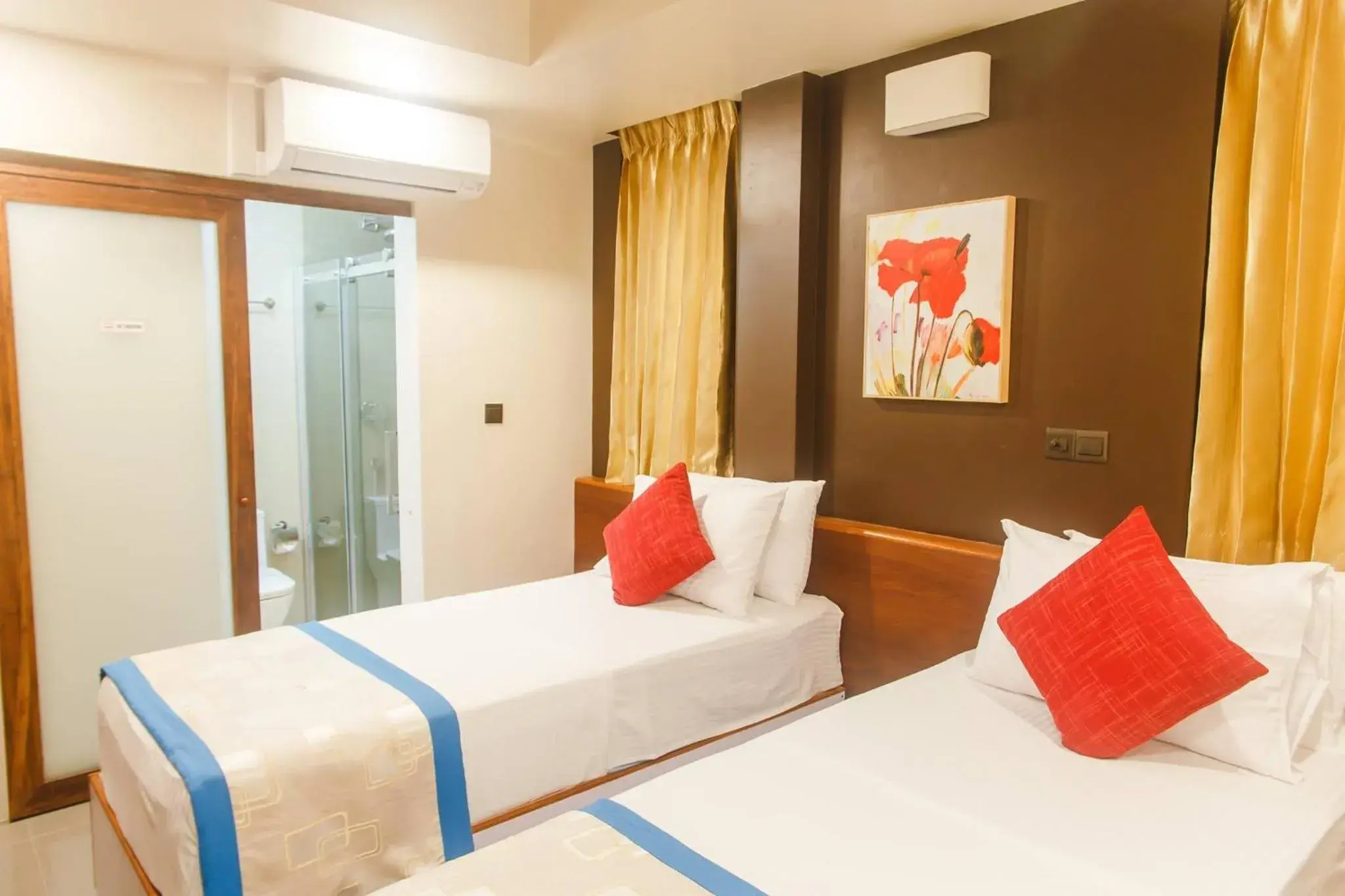 Bed in Club Blu Bed in Club Blu