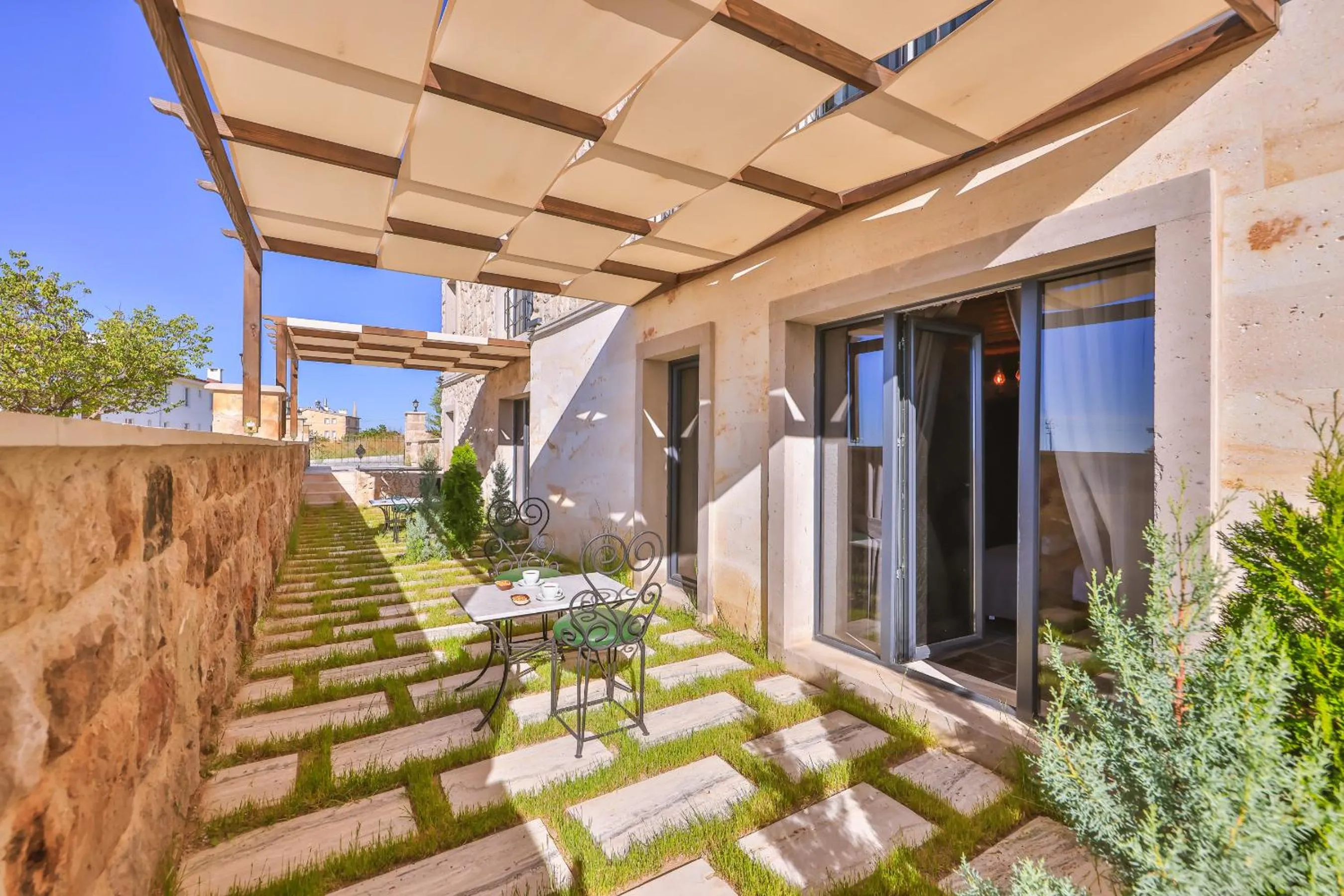 Garden in Noble Crown Stone House Cappadocia