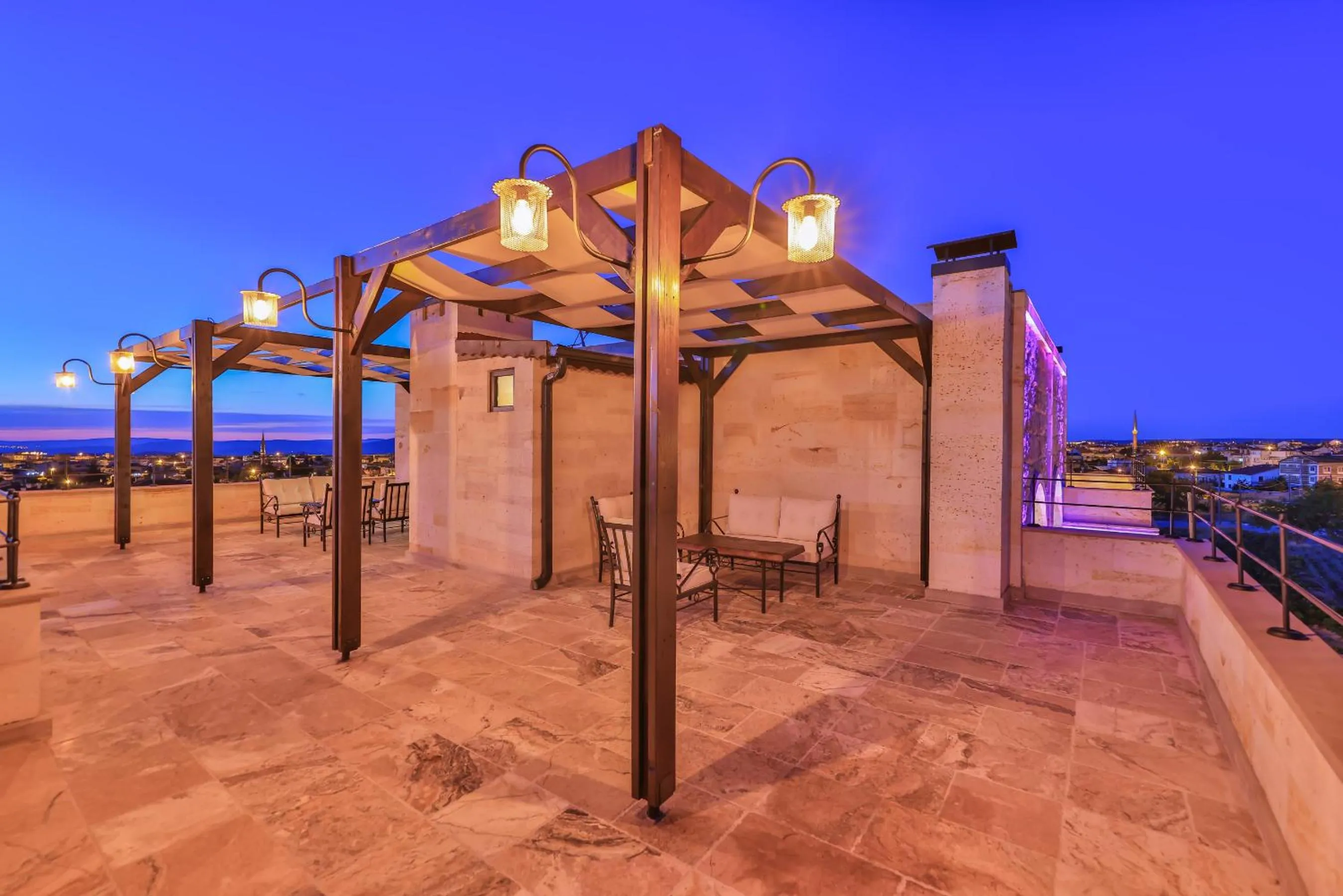 Patio in Noble Crown Stone House Cappadocia