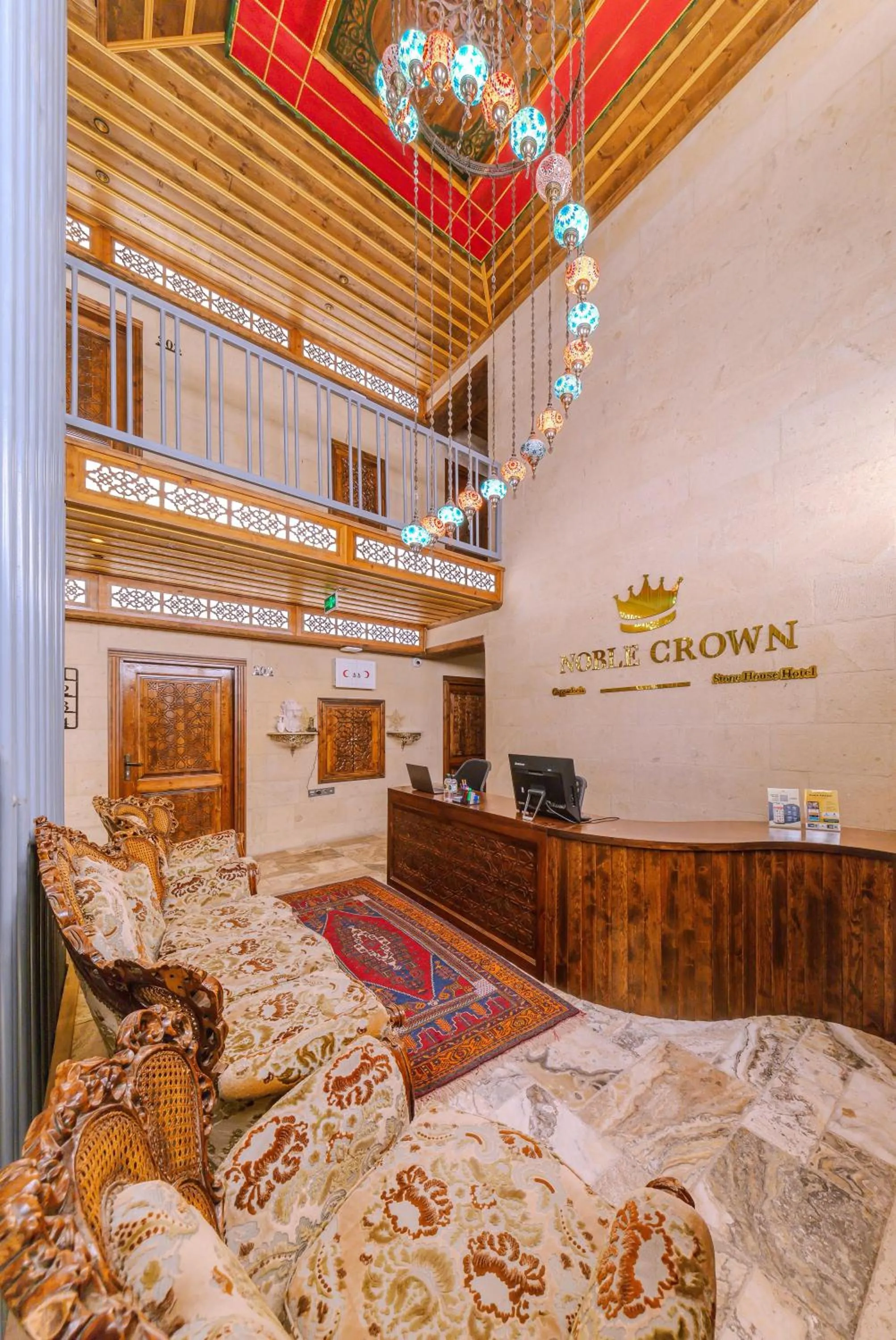 Lobby or reception, Bed in Noble Crown Stone House Cappadocia