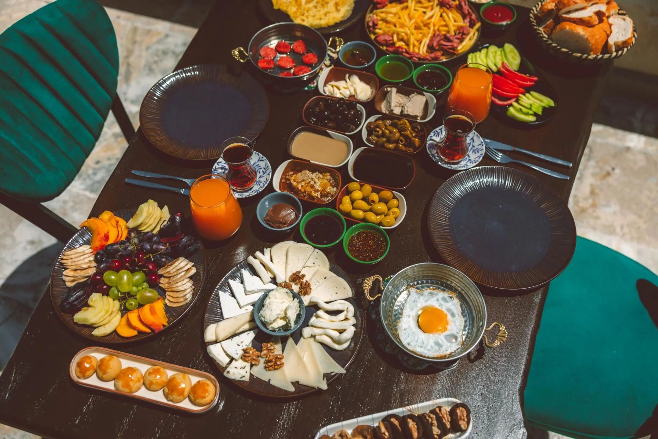 Breakfast in Noble Crown Stone House Cappadocia