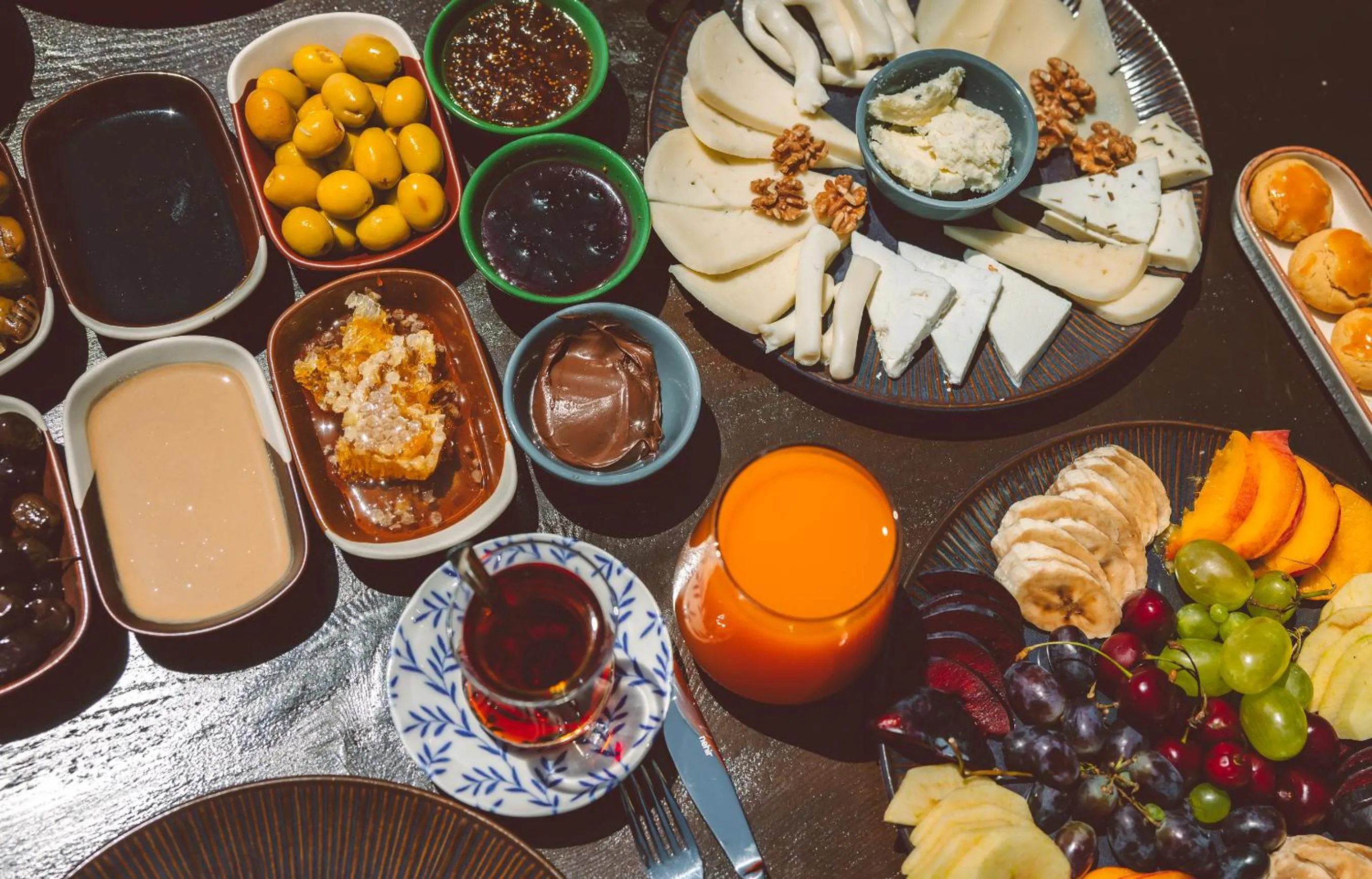 Breakfast in Noble Crown Stone House Cappadocia