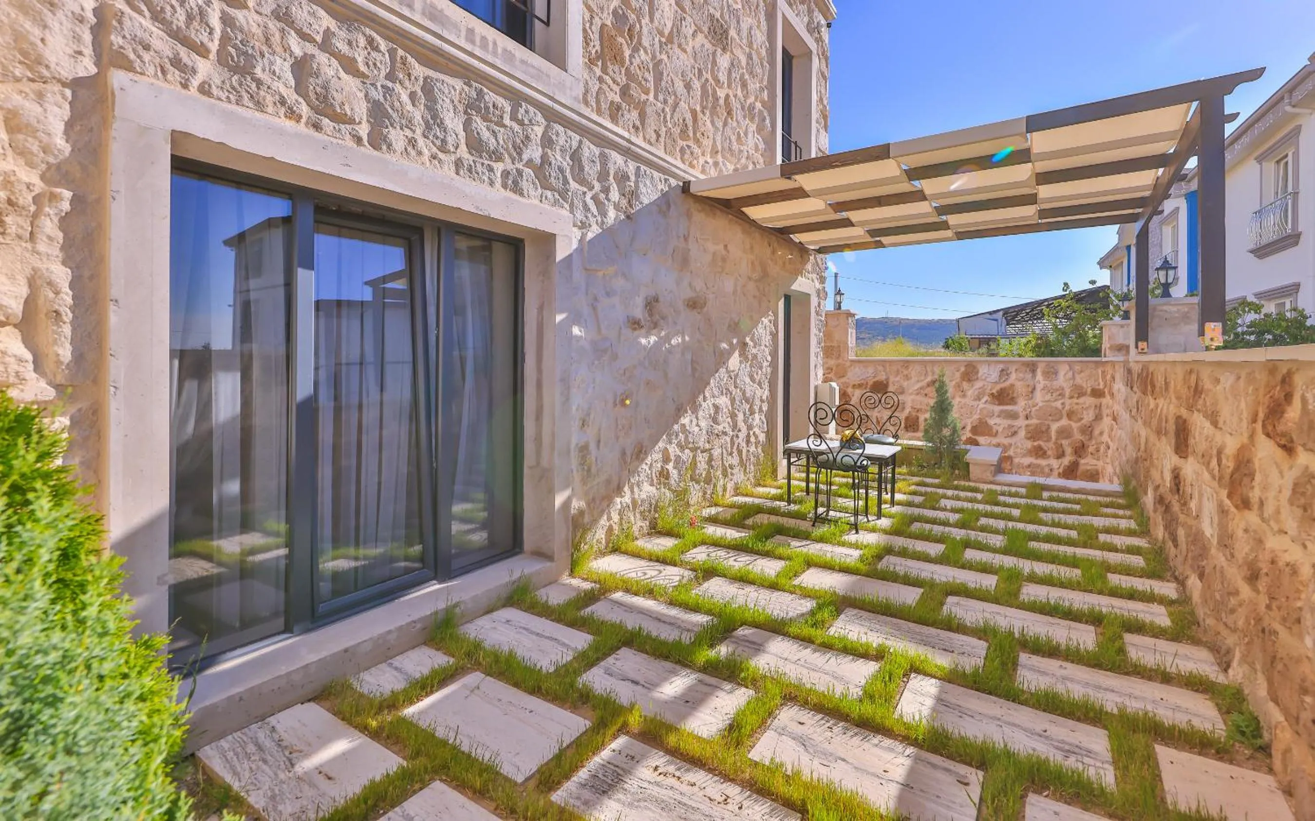 Patio in Noble Crown Stone House Cappadocia