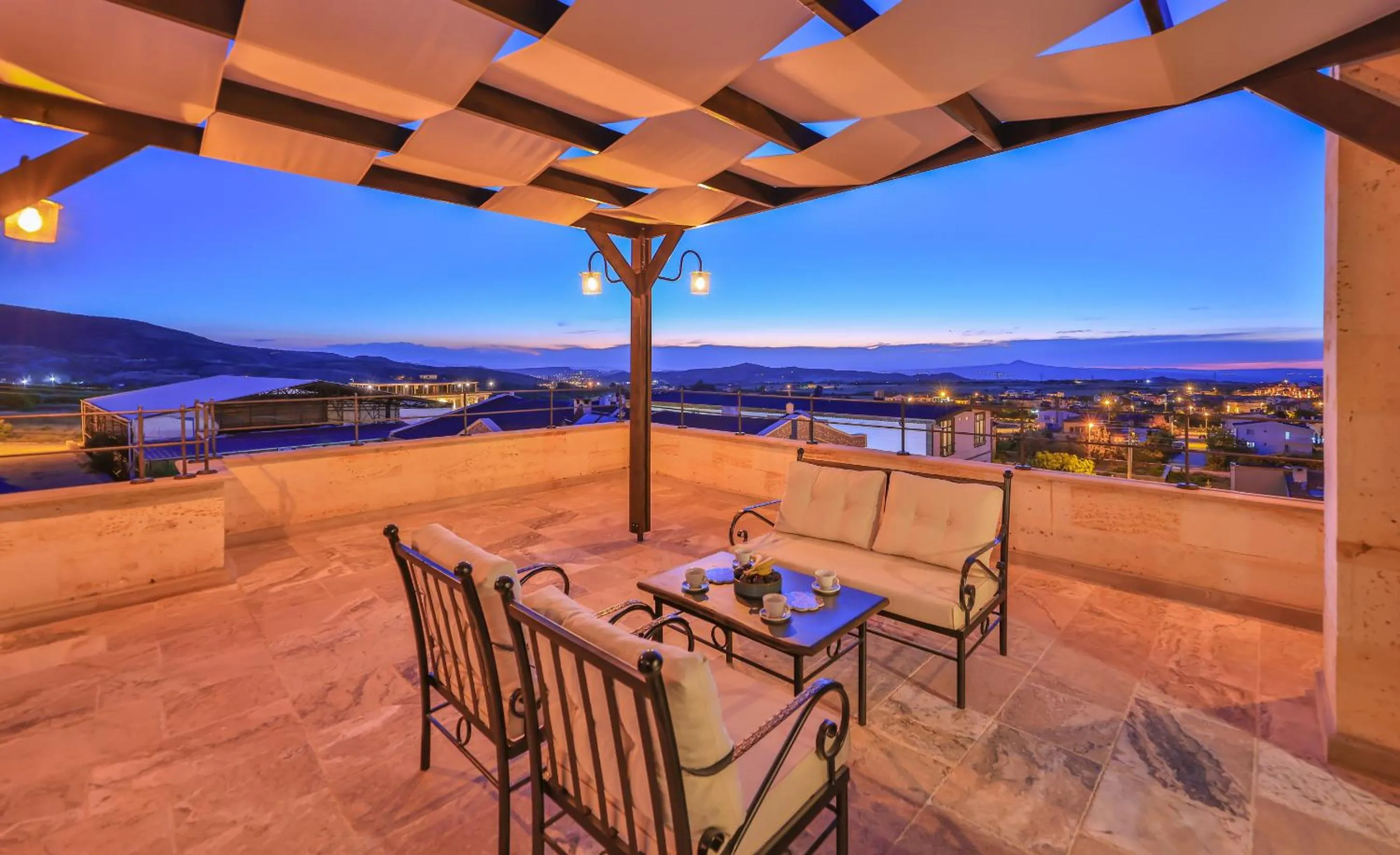 Patio in Noble Crown Stone House Cappadocia