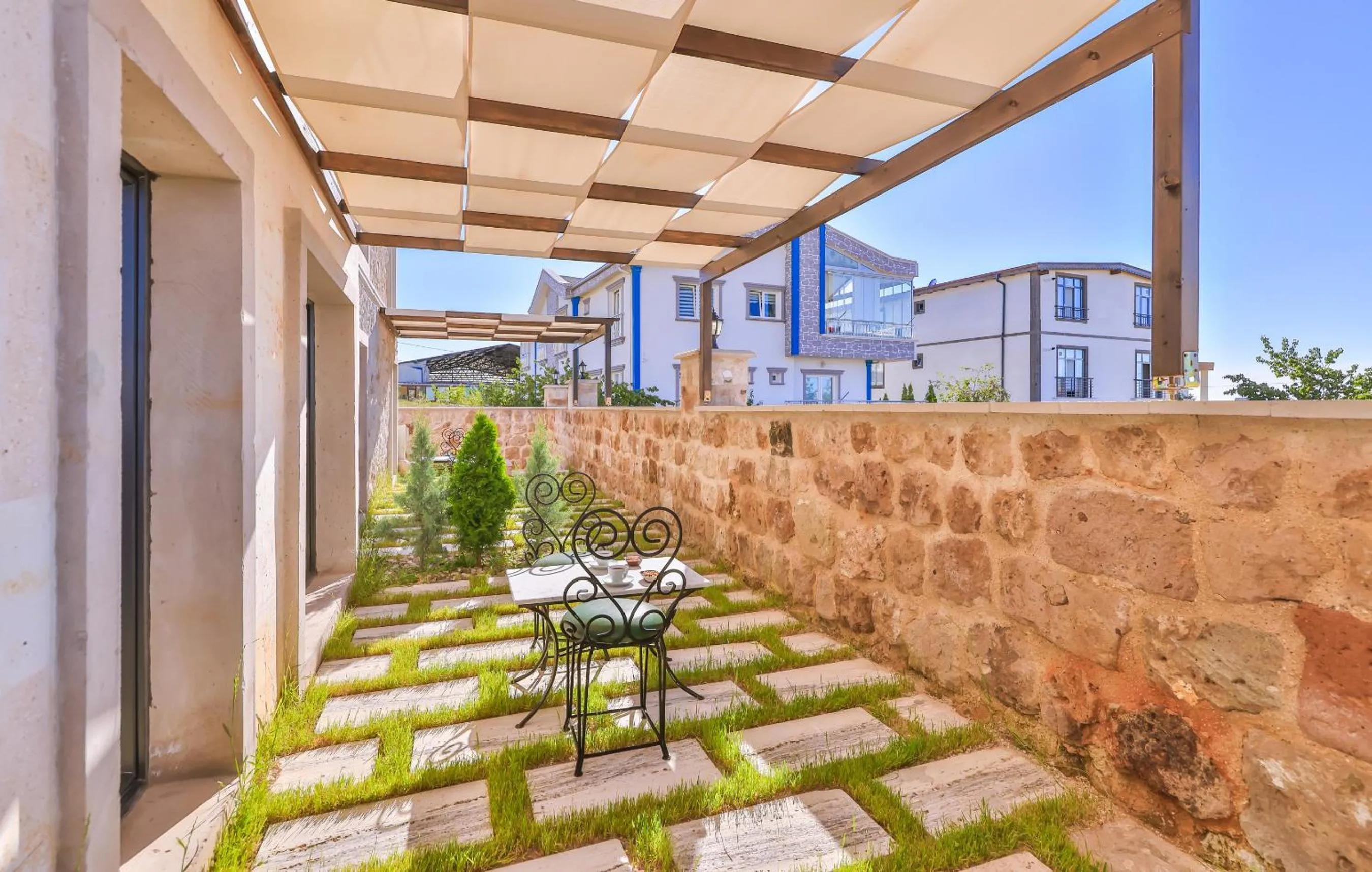 Patio in Noble Crown Stone House Cappadocia