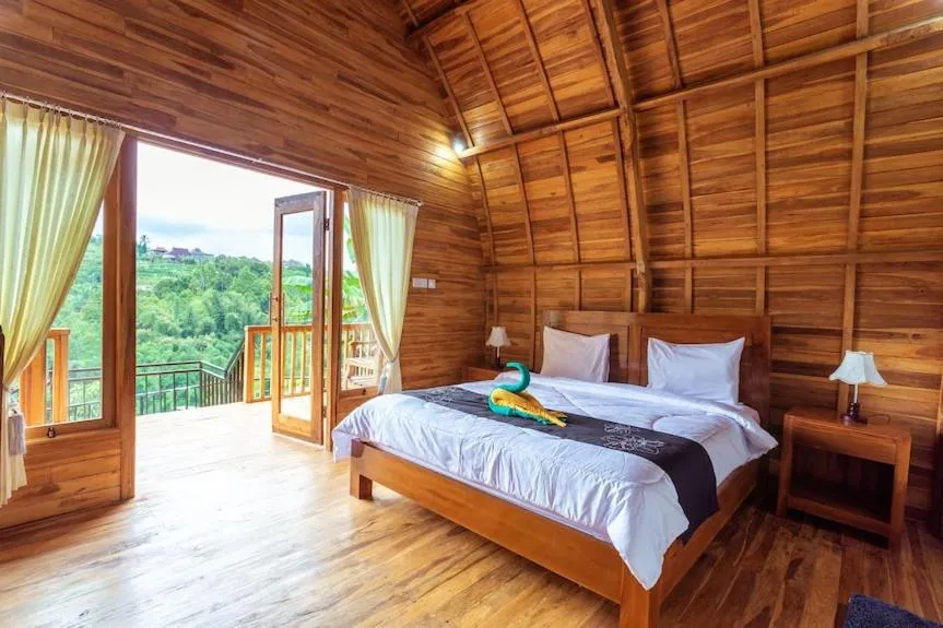 Bed in Villa Gajah Mas
