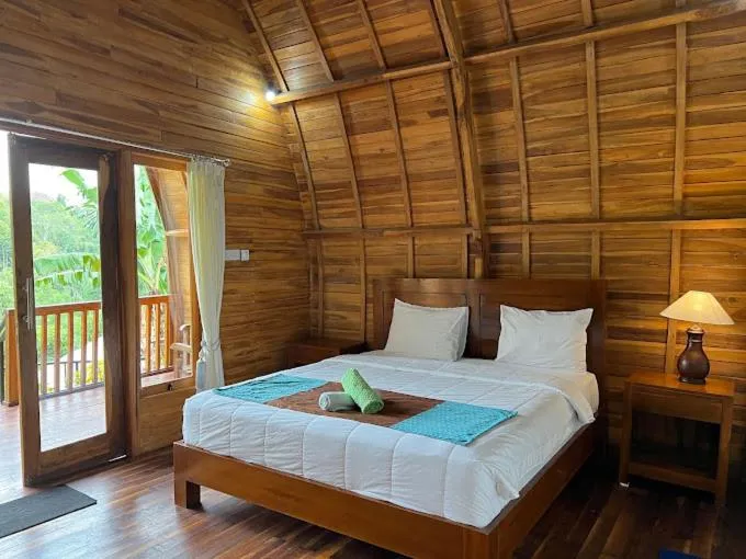 Bed in Villa Gajah Mas