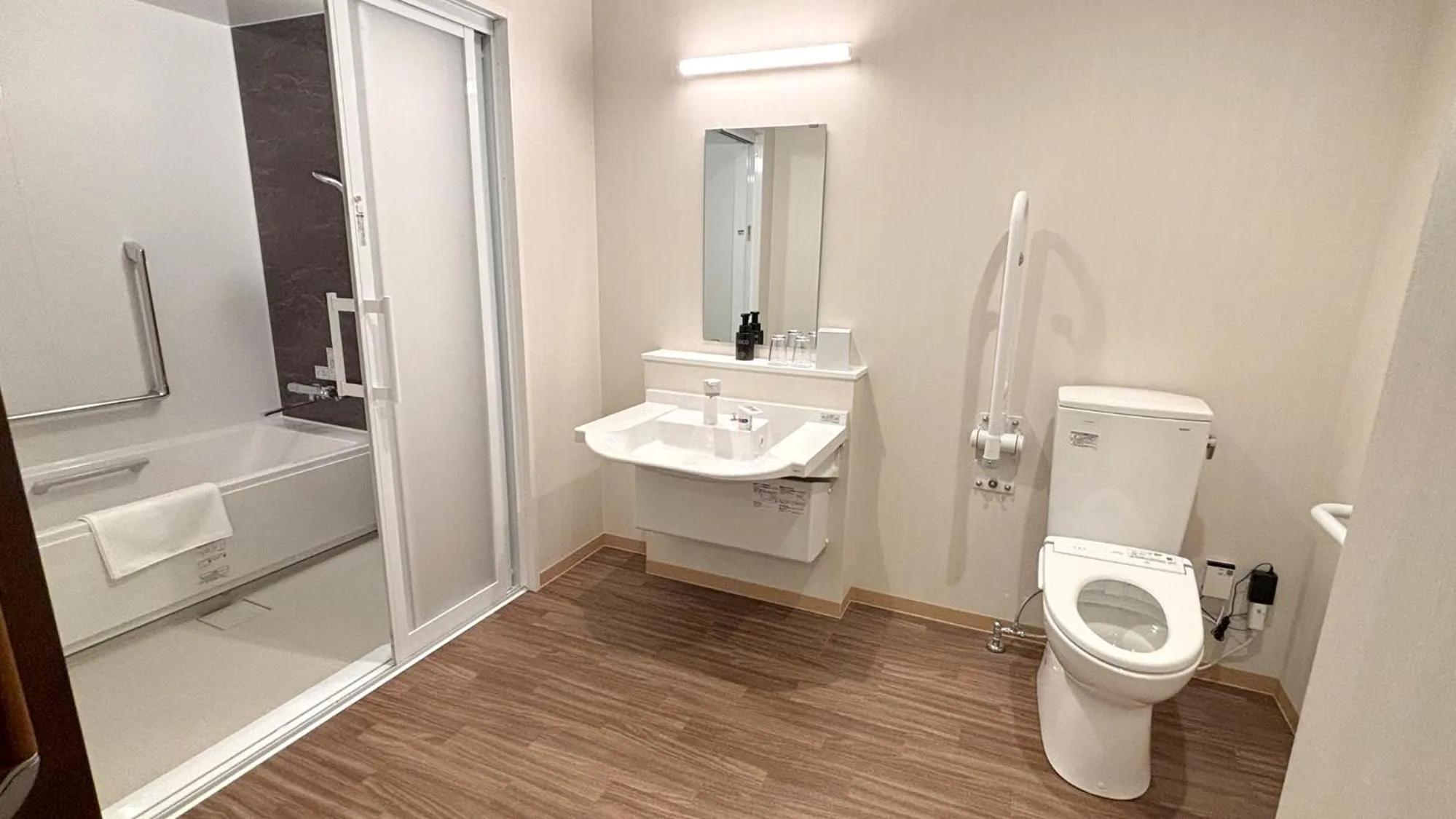 Facility for disabled guests in Sunnemu Hotel in Honjo