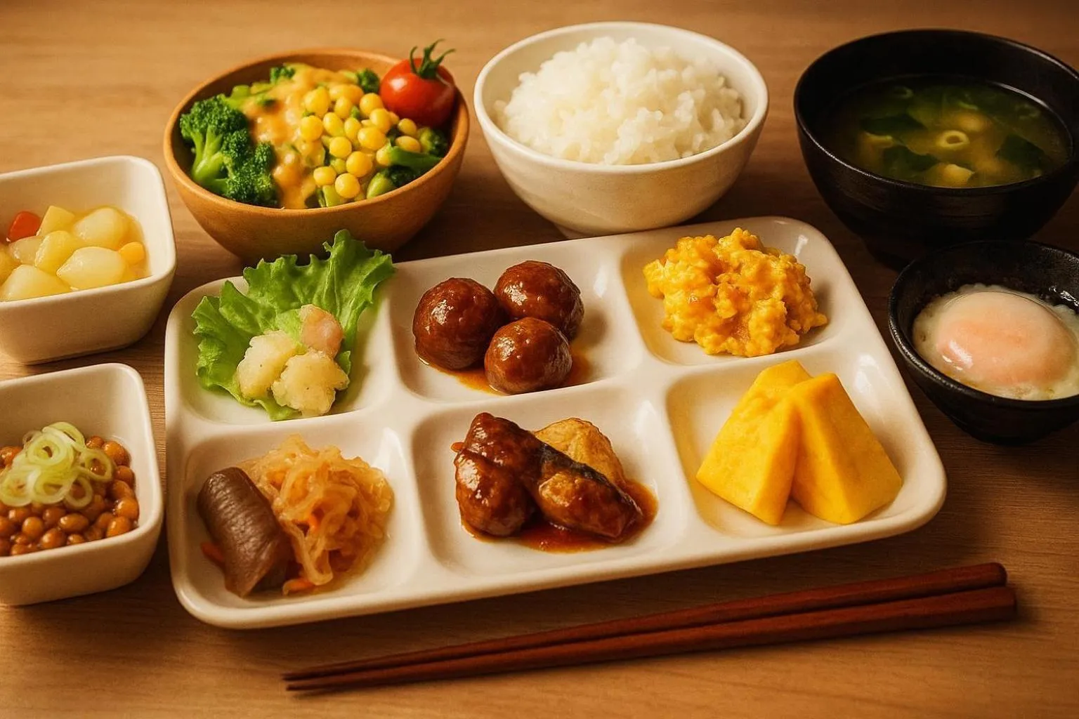 Food in Sunnemu Hotel in Honjo