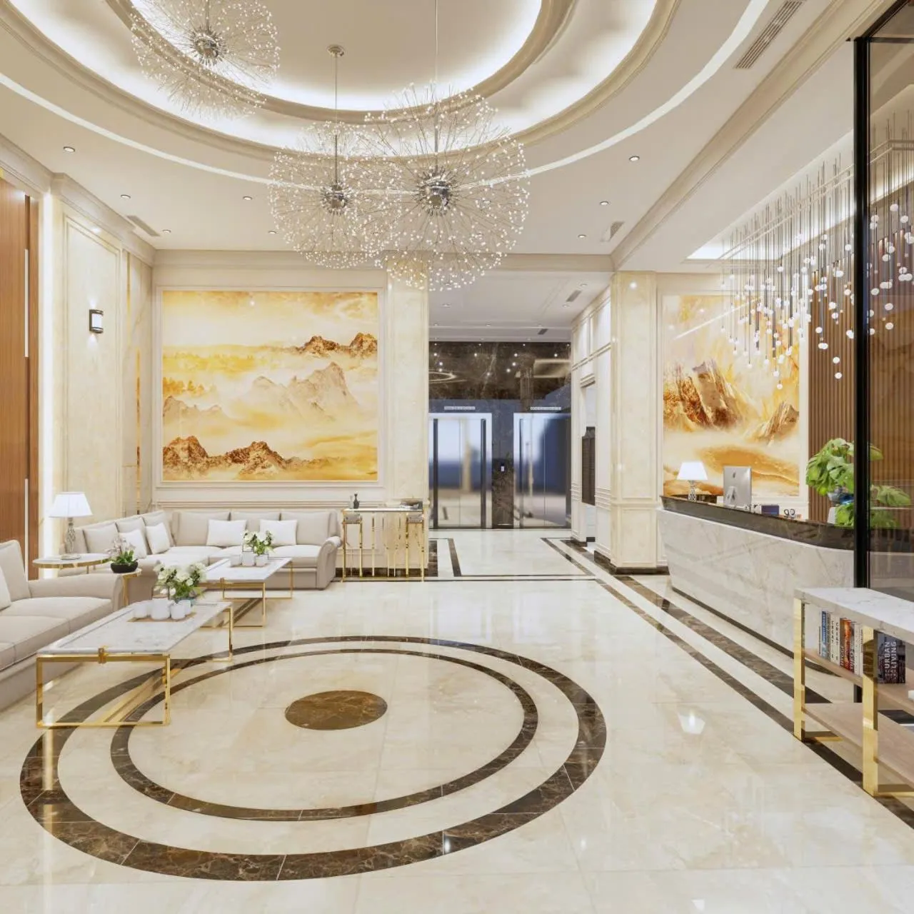 Lobby or reception in MiAn Hotel Danang - Infinity Pool