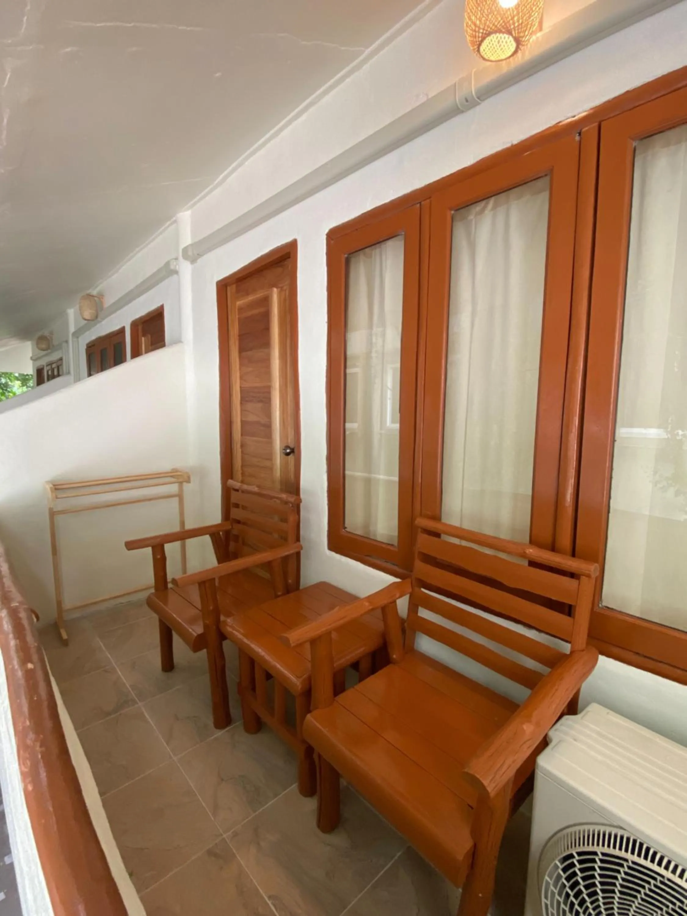 Balcony/Terrace in Ubox samui hostel & Bungalow - Chaweng beach