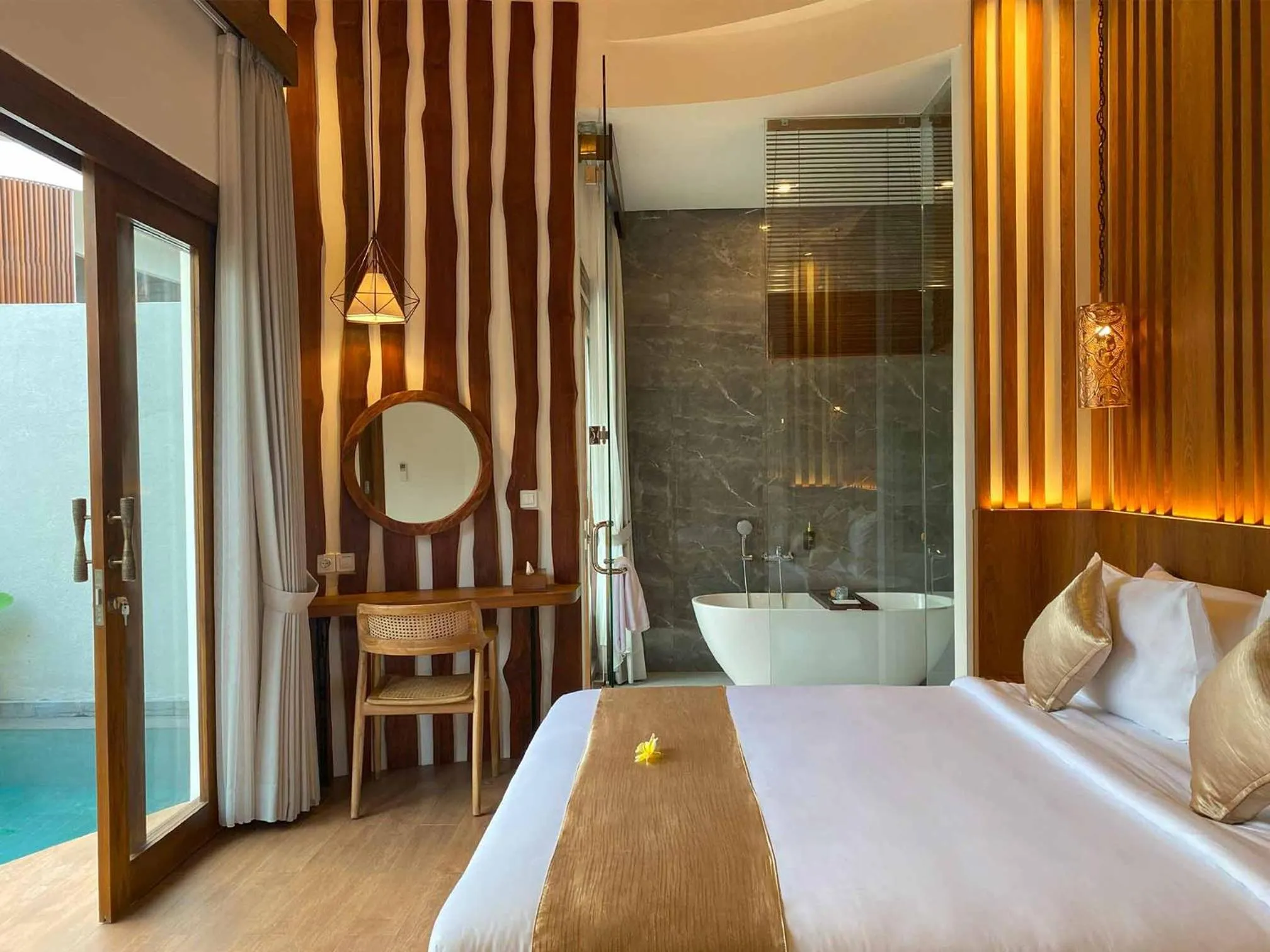 Bed in The Prime Canggu Bali by Kanaya Hospitality