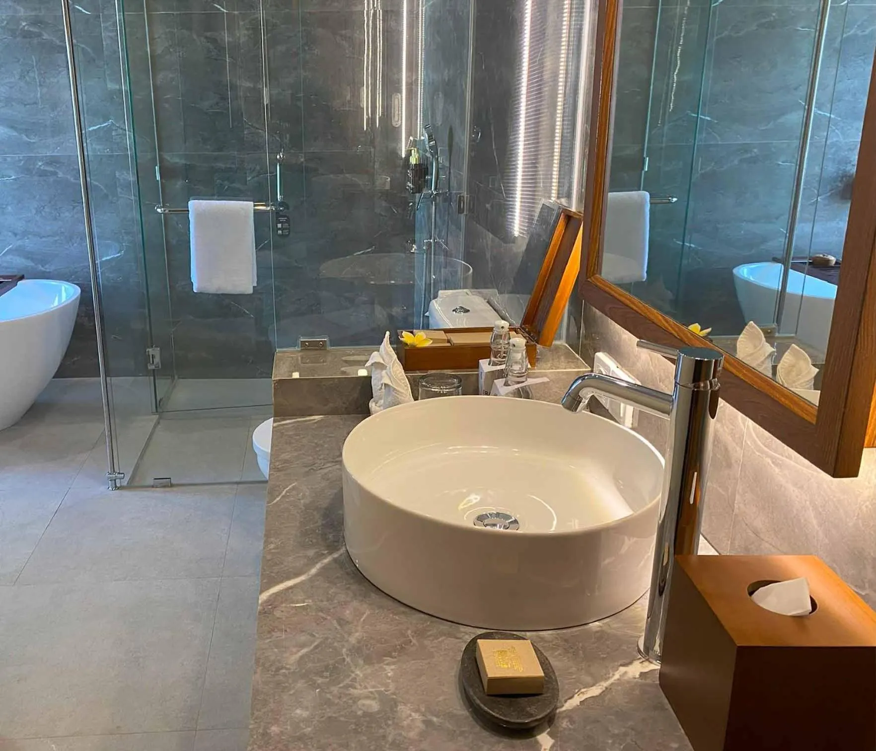 Shower in The Prime Canggu Bali by Kanaya Hospitality