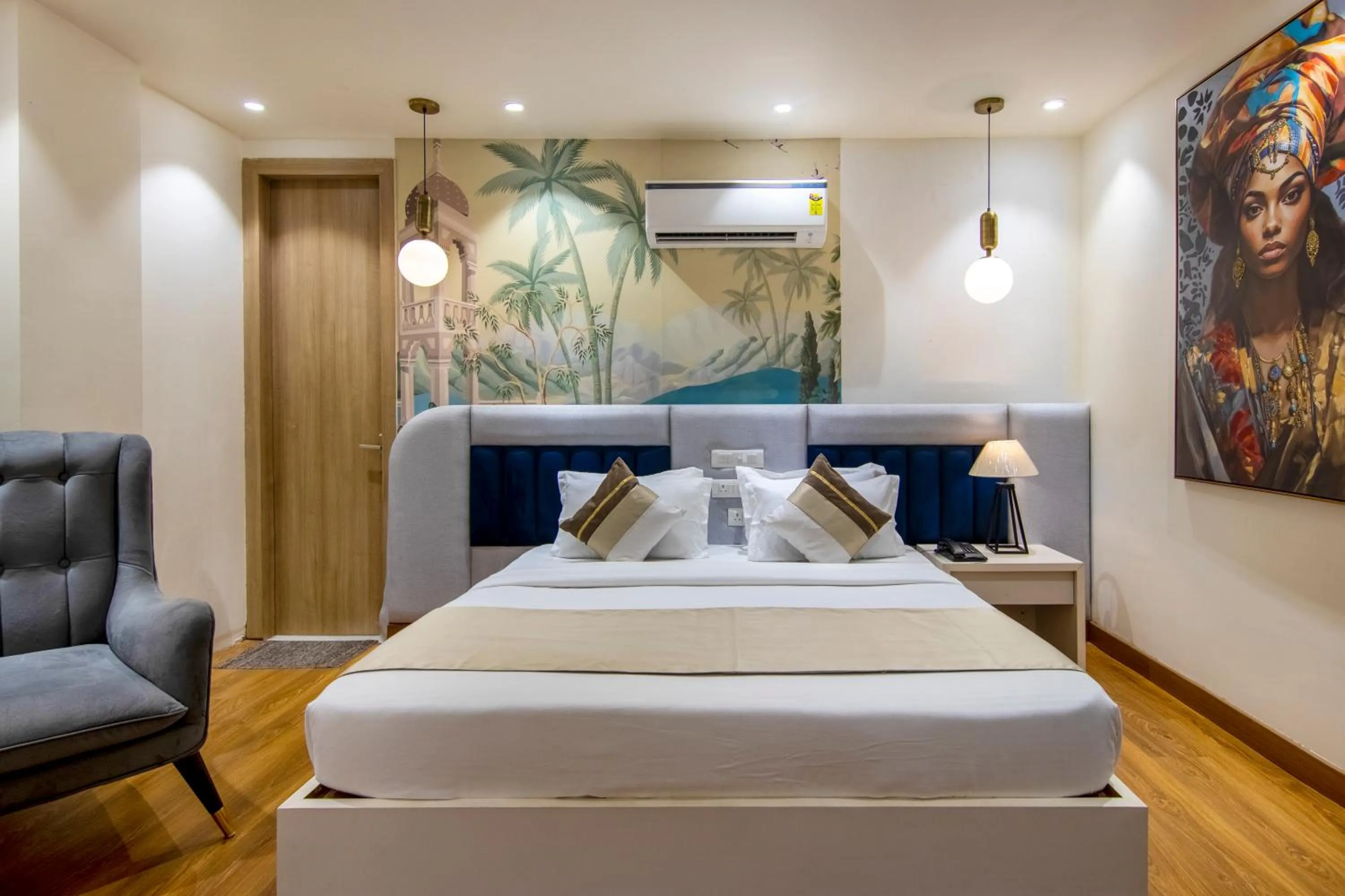 Bed in The Orion Elite - Green Park