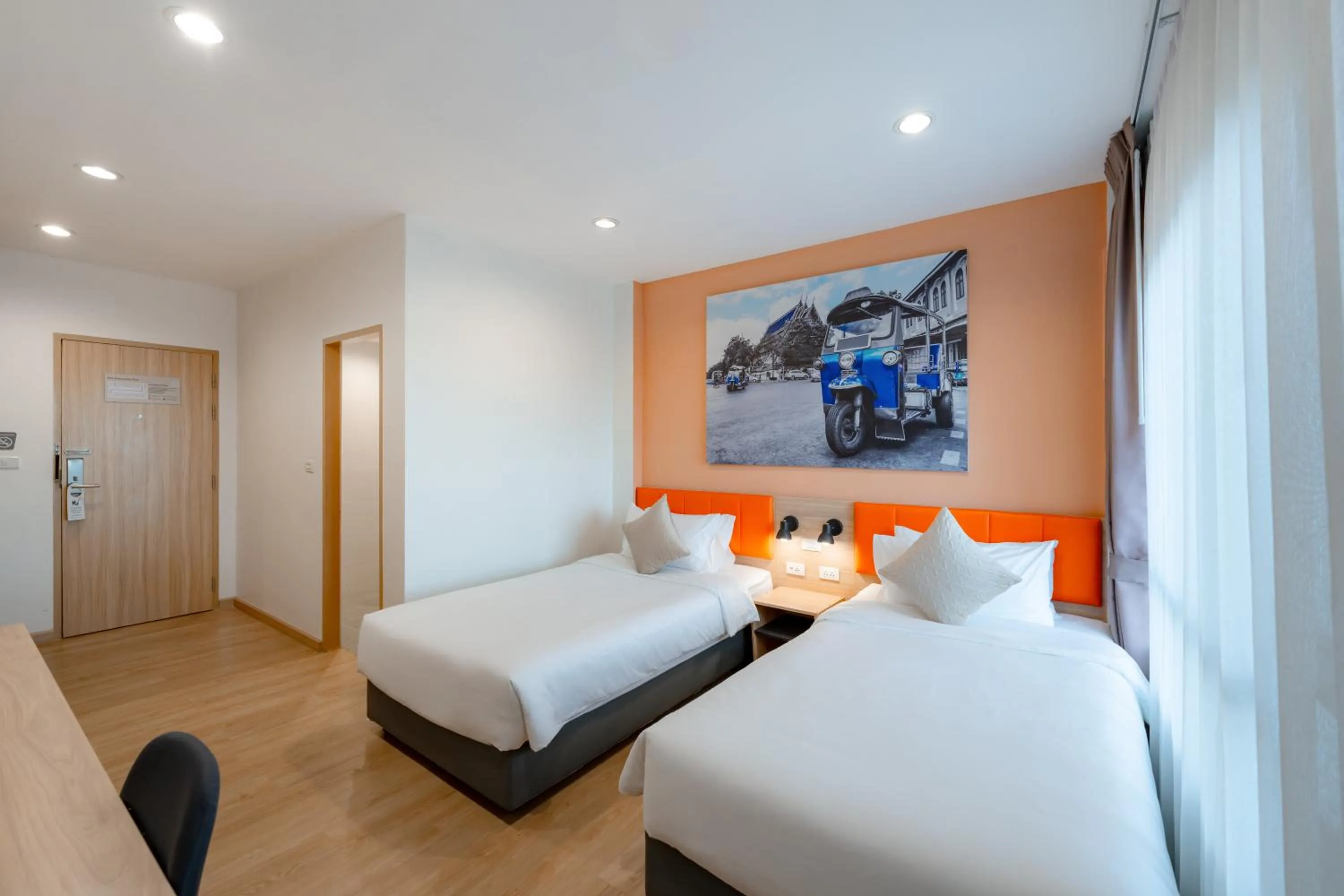 Bed in Moji Don Mueang Airport Hotel - Bangkok