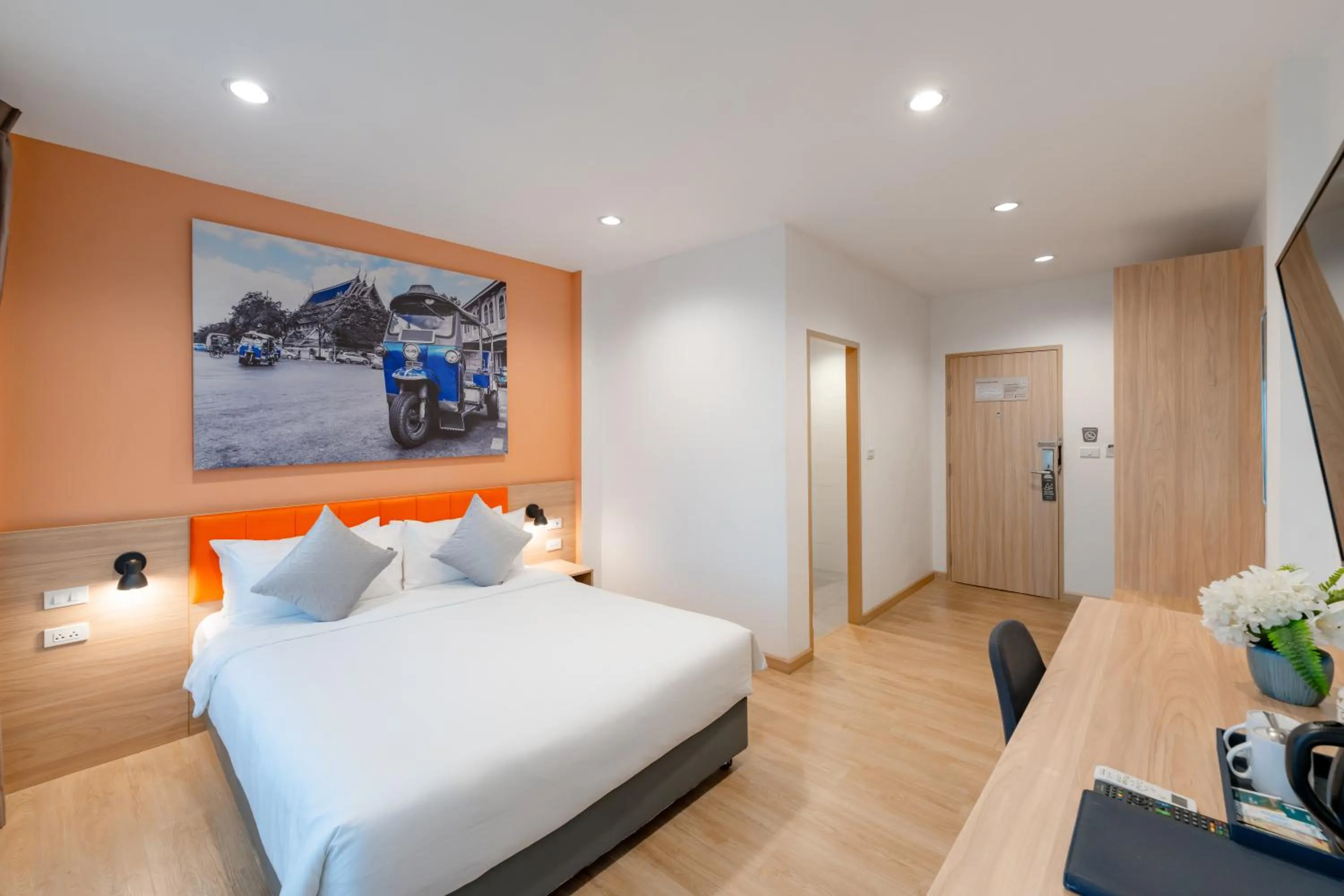 Bed in Moji Don Mueang Airport Hotel - Bangkok