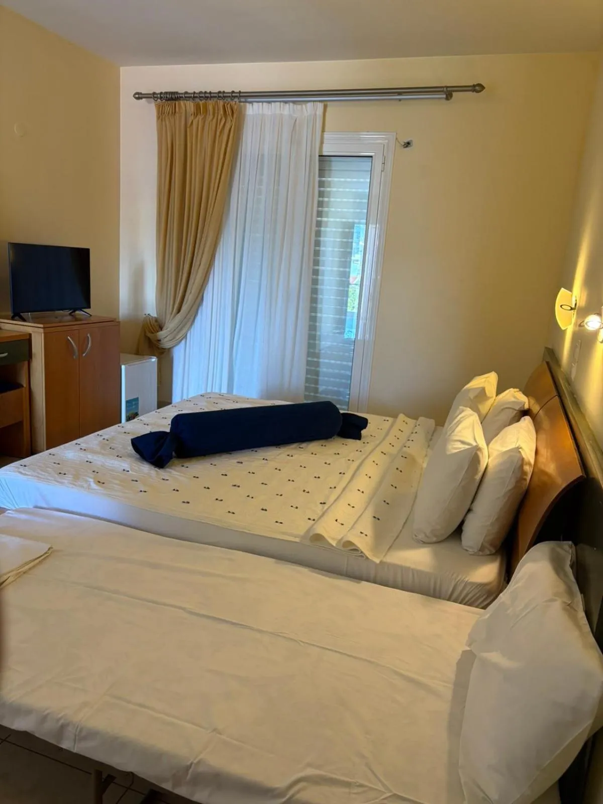 Bed in Zeus Paradise Hotel Ammoudia