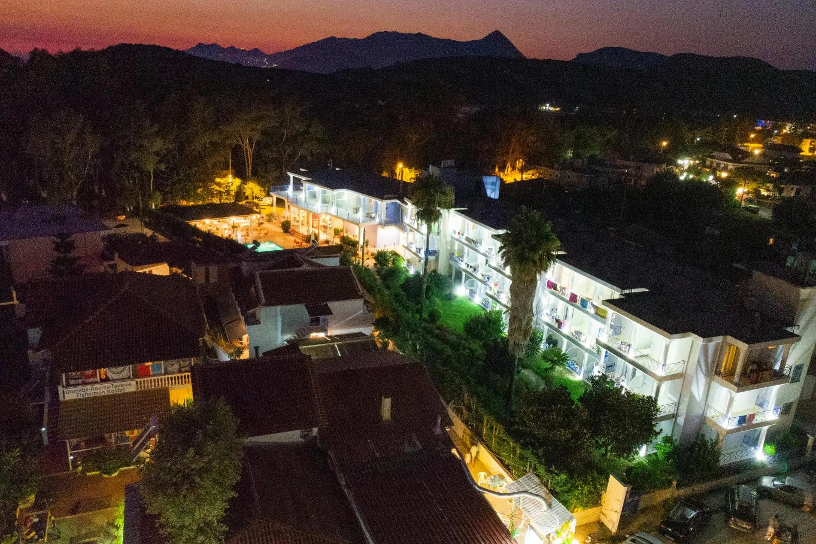 Night in Zeus Paradise Hotel Ammoudia