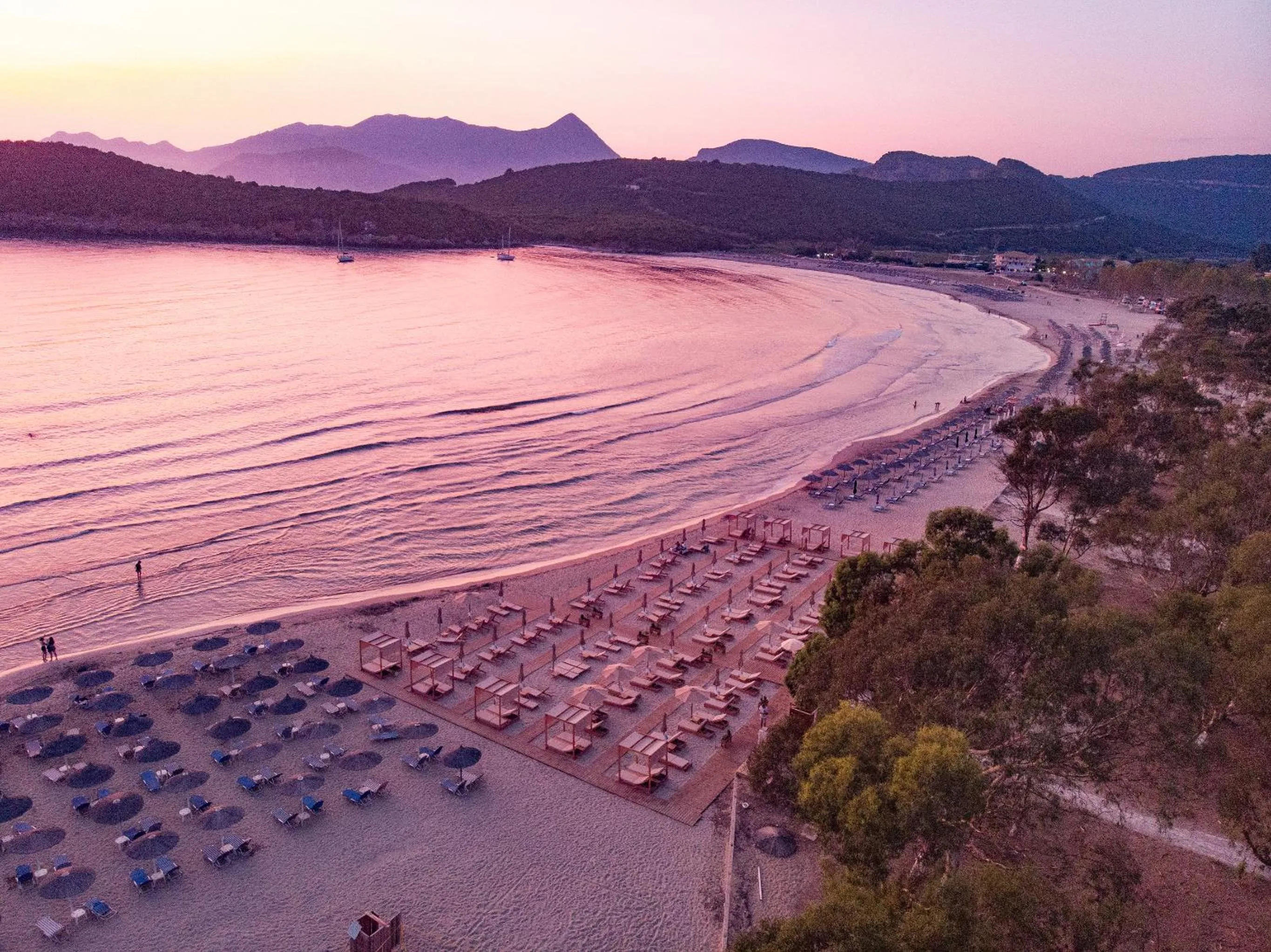 Beach in Zeus Paradise Hotel Ammoudia