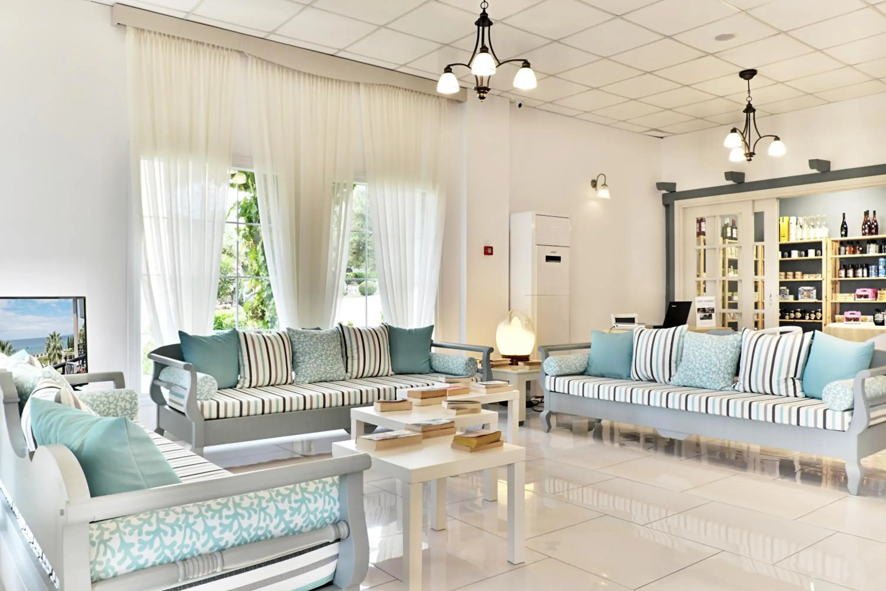 Lobby or reception in Acrotel Elea Beach Lobby or reception in Acrotel Elea Beach