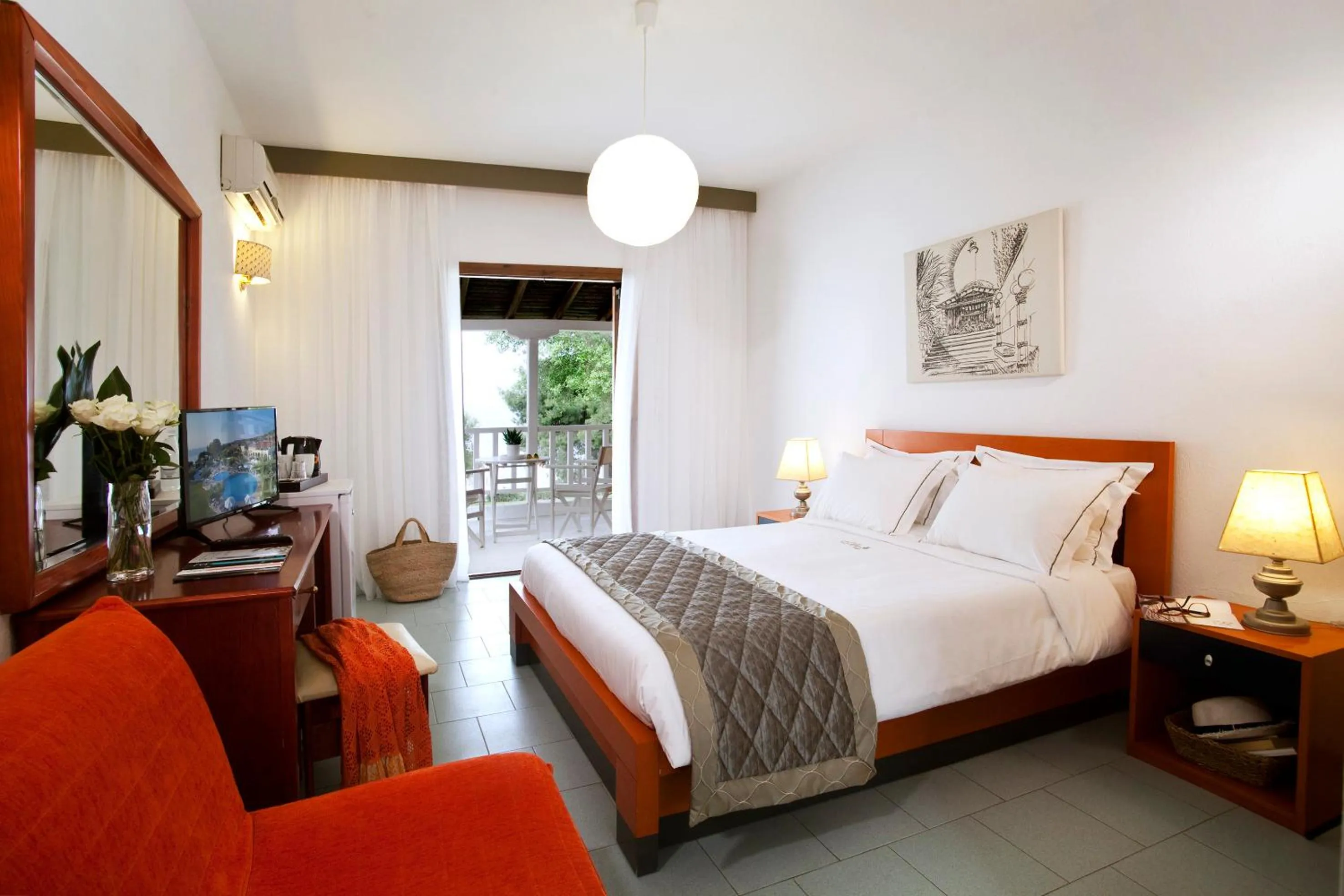 Photo of the whole room, Bed in Acrotel Elea Beach
