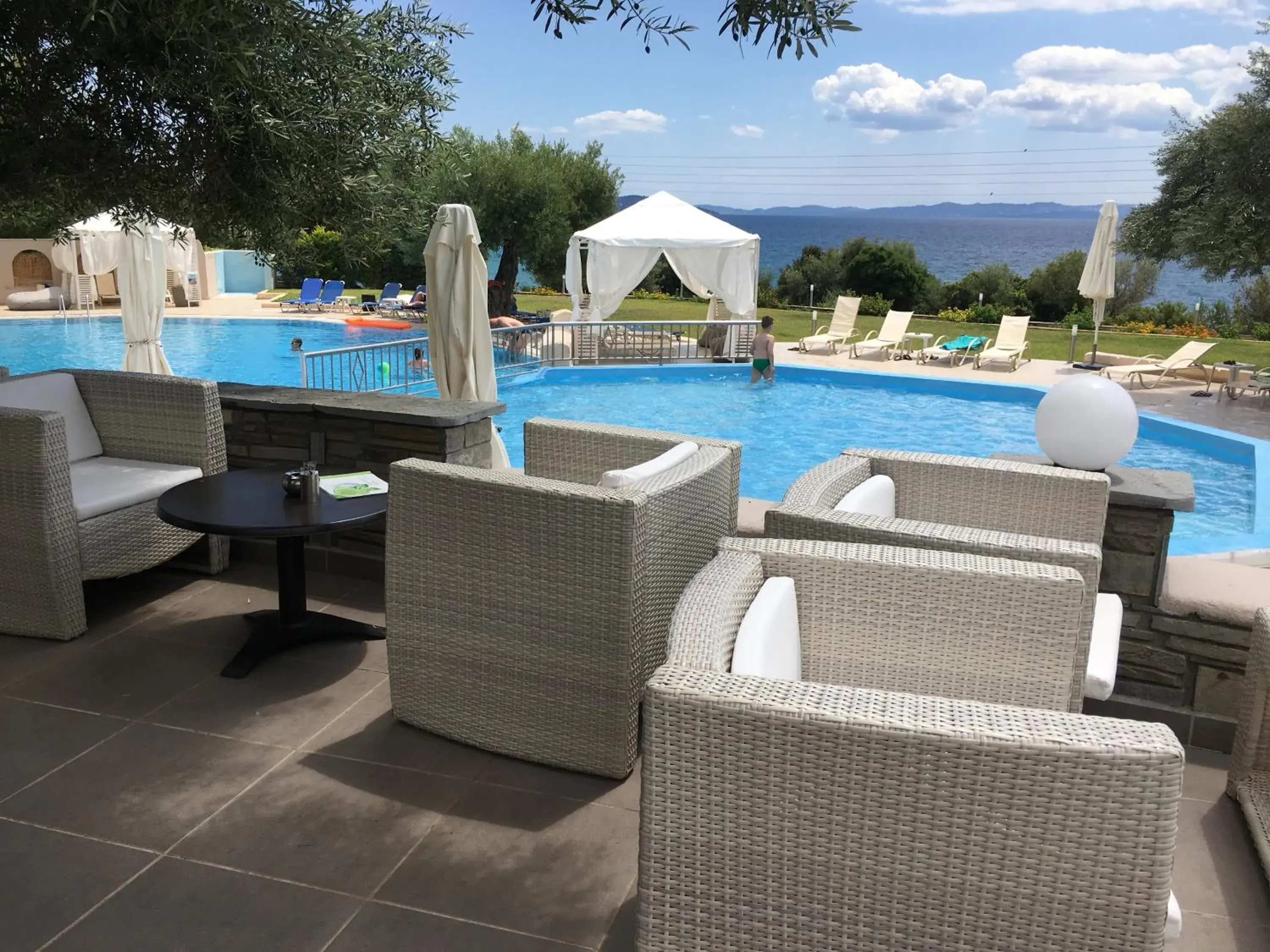 Swimming pool in Acrotel Elea Beach Swimming pool in Acrotel Elea Beach