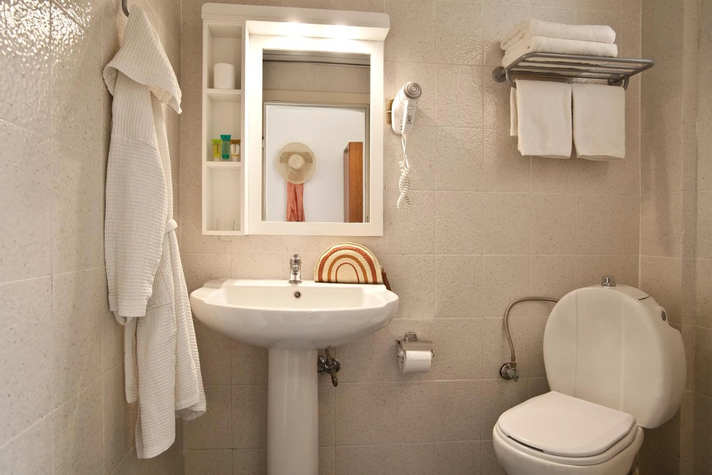 Toilet in Acrotel Elea Beach